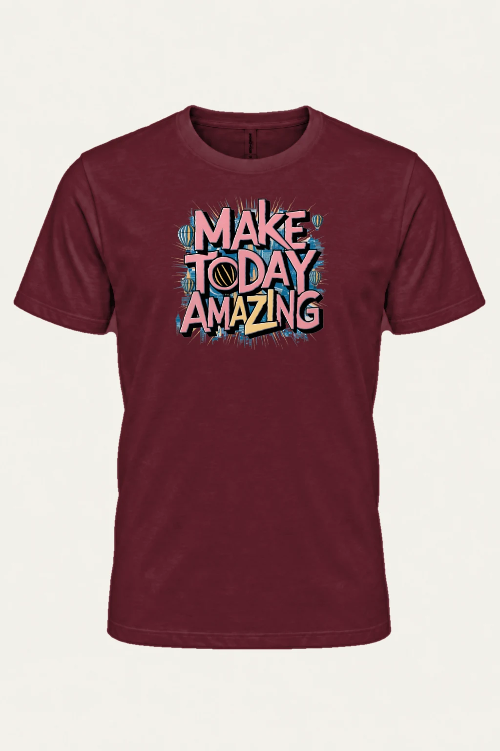 "Make Today Amazing" Heavyweight Unisex Crewneck T-shirt | Gildan 5000