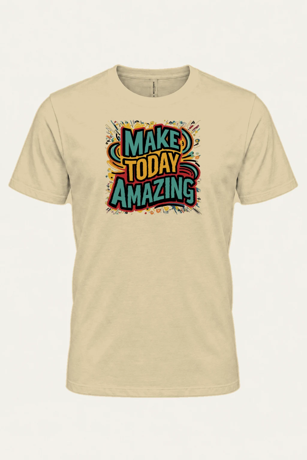 "Make Today Amazing" Heavyweight Unisex Crewneck T-shirt | Gildan 5000