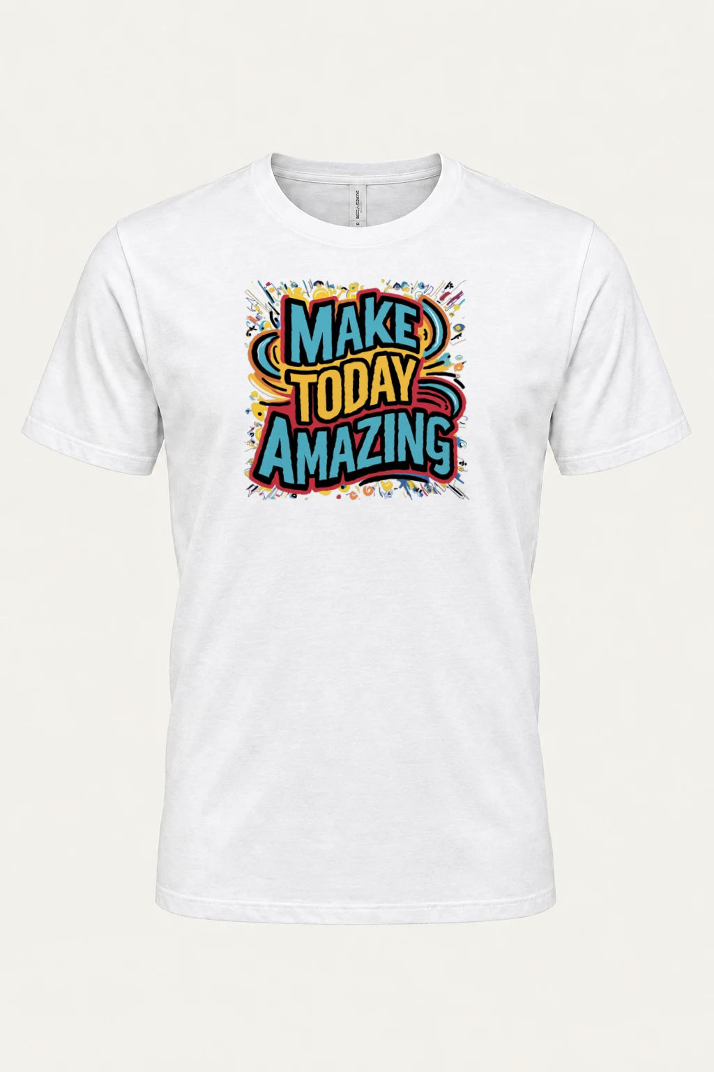 "Make Today Amazing" Heavyweight Unisex Crewneck T-shirt | Gildan 5000