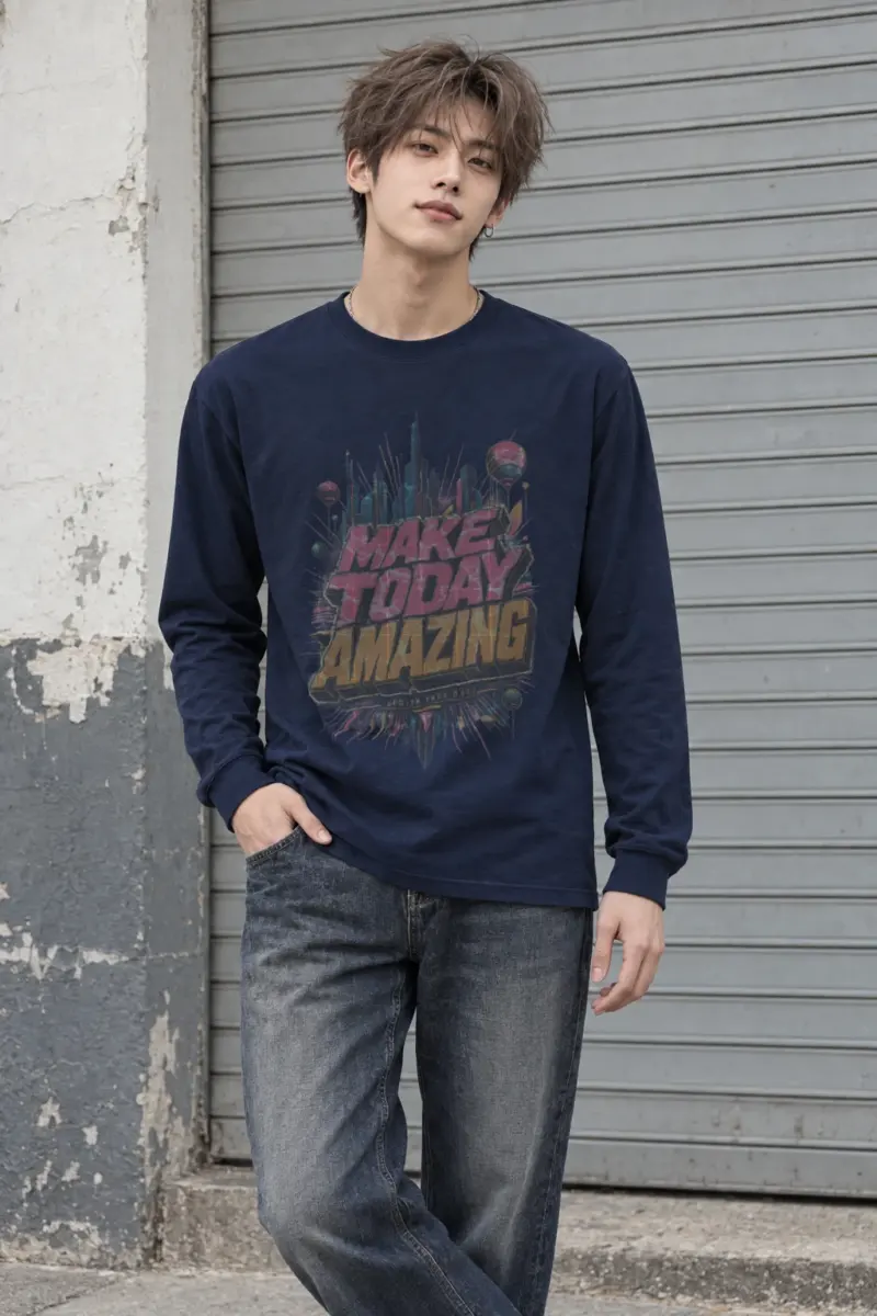 "Make Today Amazing" Unisex Longsleeve T-shirt