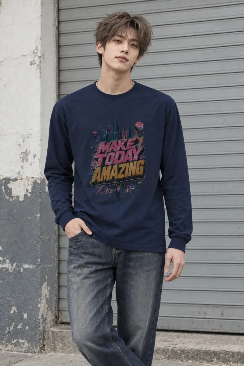 "Make Today Amazing" Unisex Longsleeve T-shirt