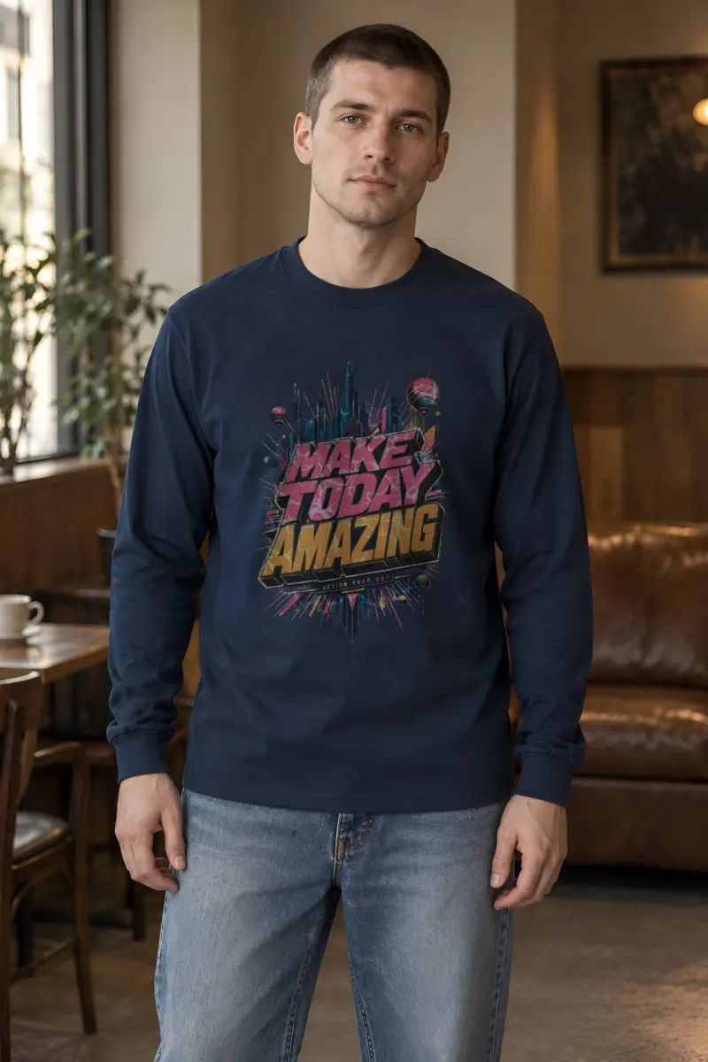 "Make Today Amazing" Unisex Longsleeve T-shirt