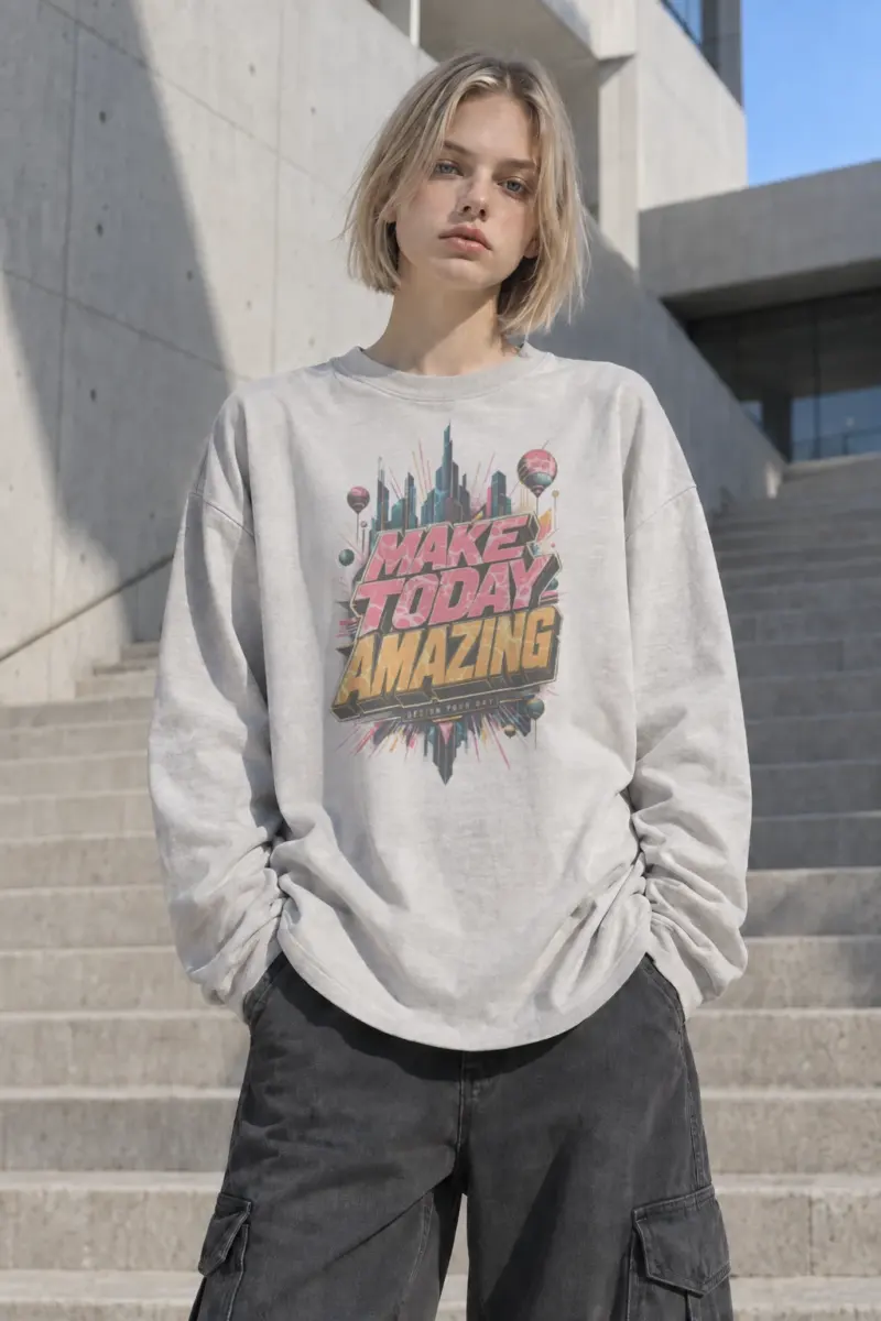 “Make Today Amazing” Unisex Longsleeve T-shirt | Gildan 2400