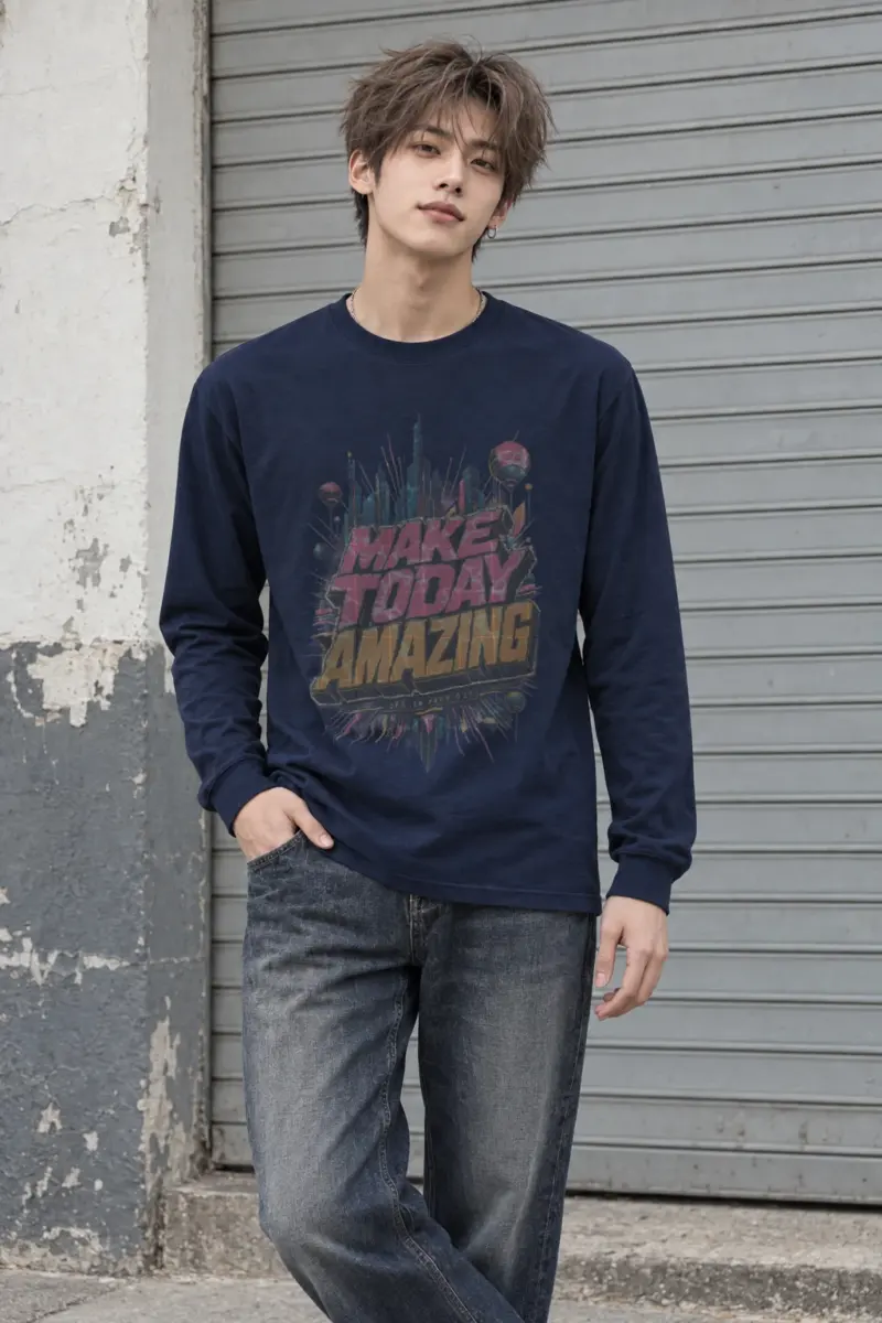 "Make Today Amazing" Unisex Longsleeve T-shirt