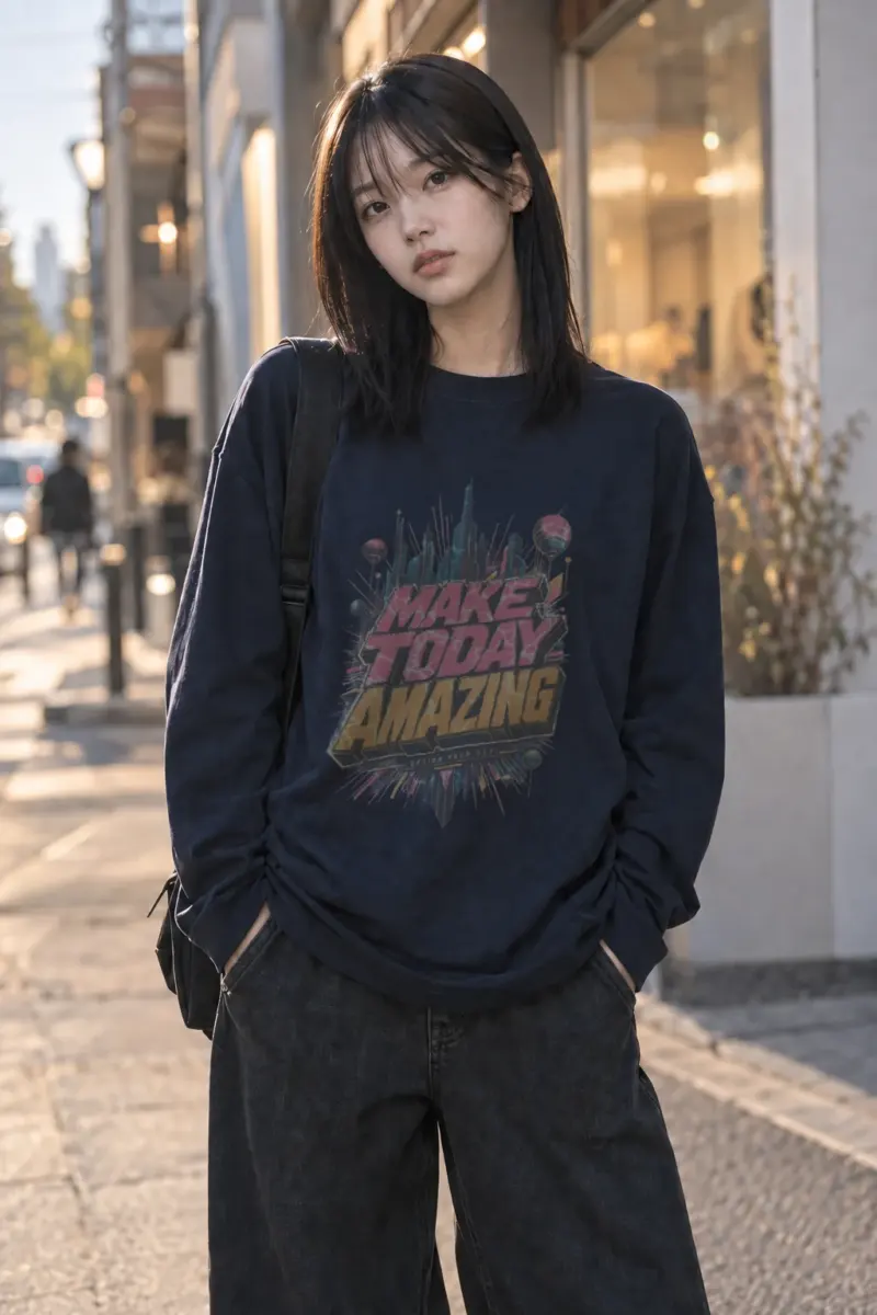 "Make Today Amazing" Unisex Longsleeve T-shirt | Gildan 2400