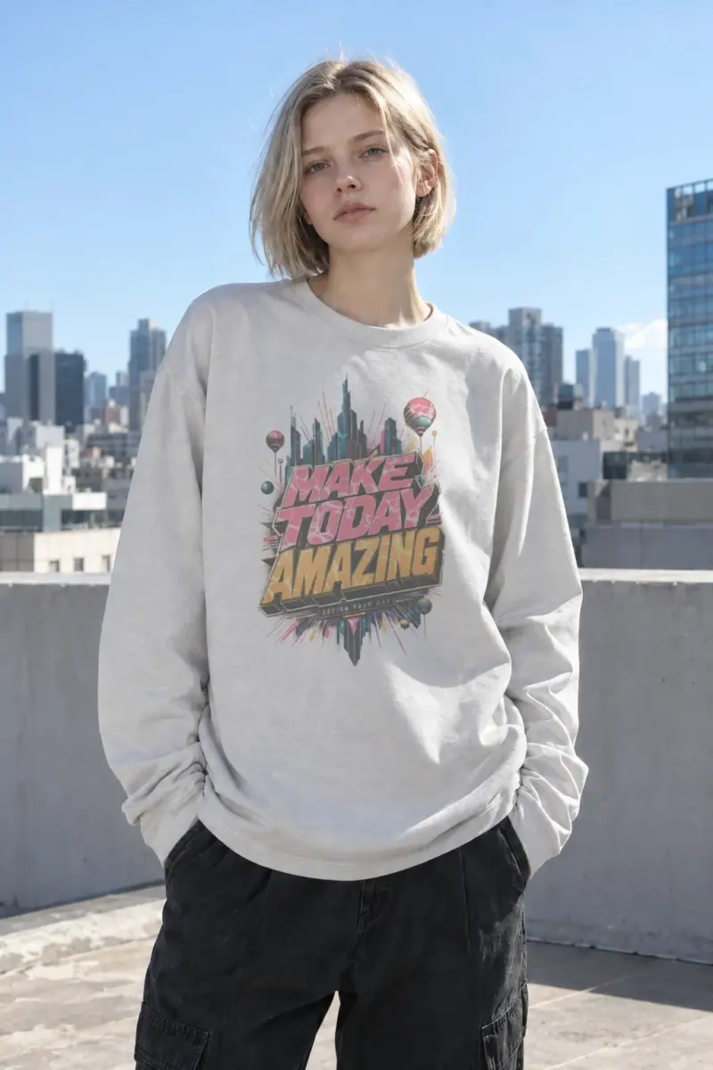 "Make Today Amazing" Unisex Longsleeve T-shirt | Gildan 2400