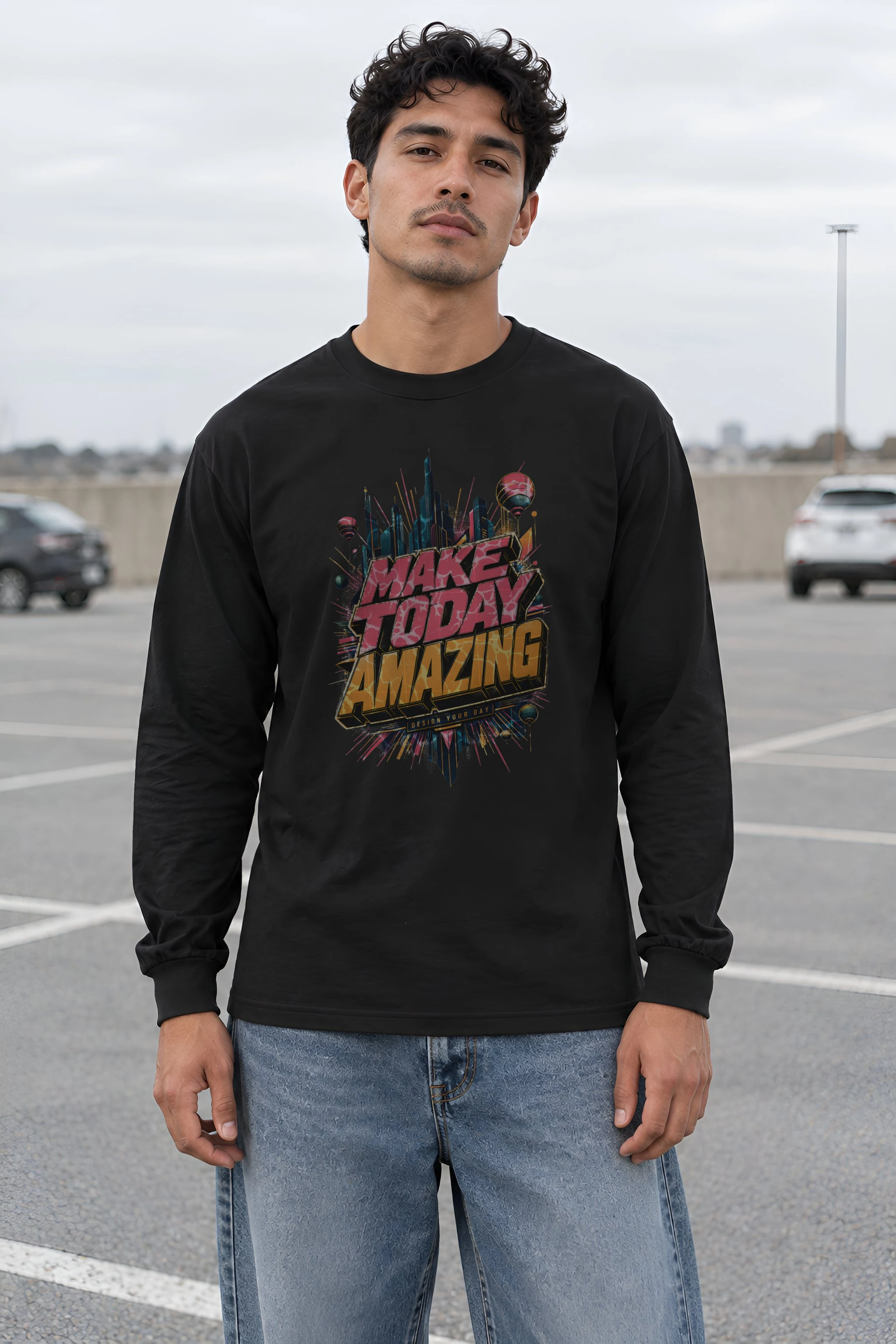 "Make Today Amazing" Unisex Longsleeve T-shirt