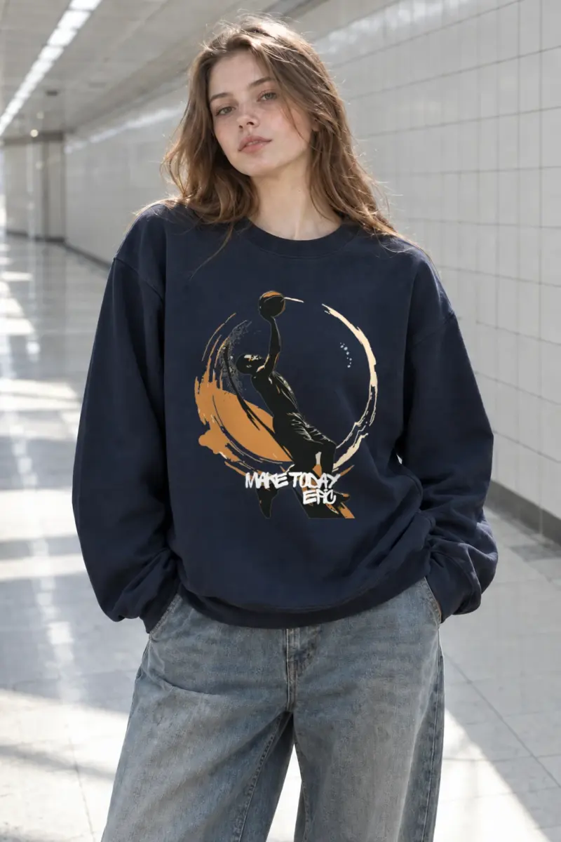"Make Today Epic" Heavy Blend Unisex Crewneck Sweatshirt | Gildan 18000