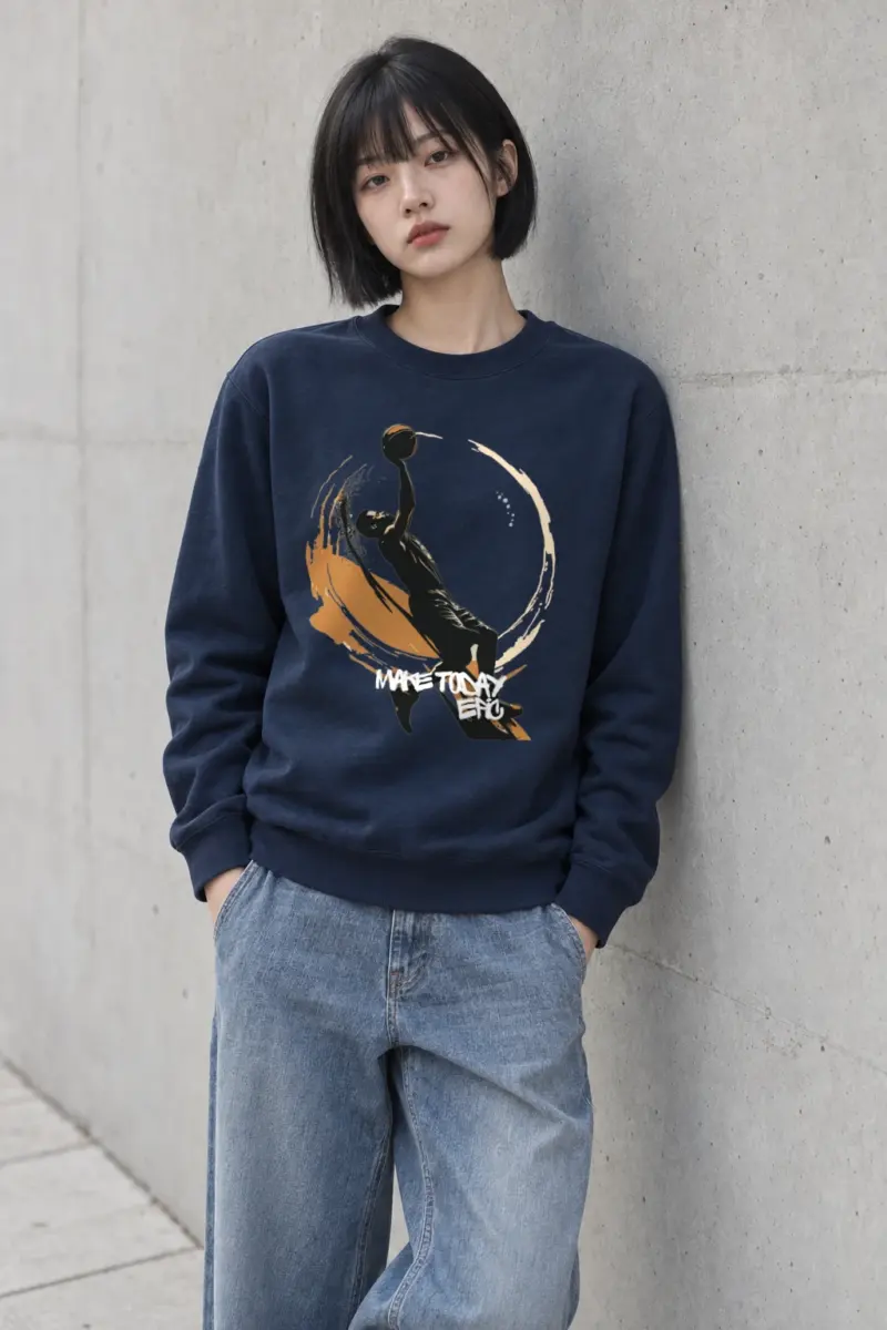 "Make Today Epic" Heavy Blend Unisex Crewneck Sweatshirt