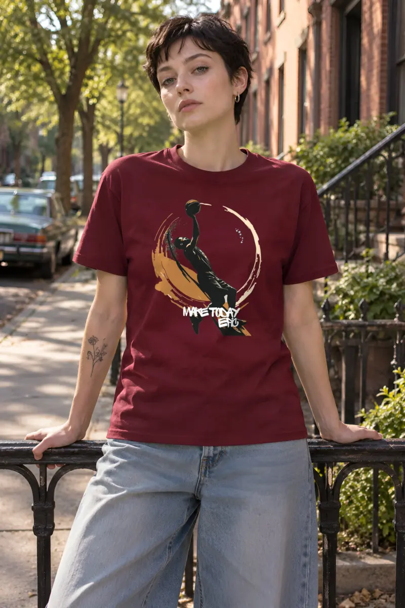"Make Today Epic" Heavyweight Unisex Crewneck T-shirt