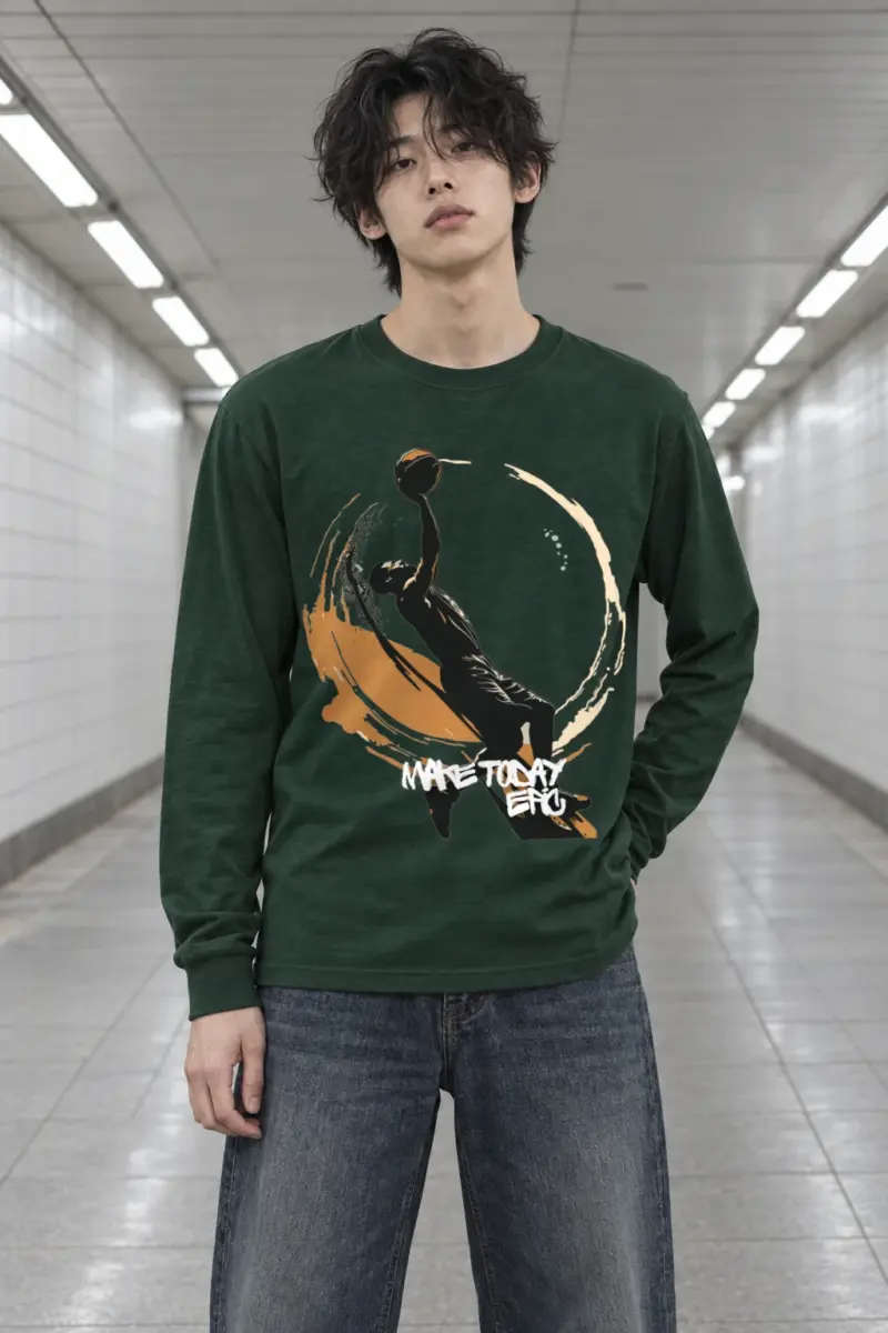"Make Today Epic" Unisex Longsleeve T-shirt | Gildan 2400