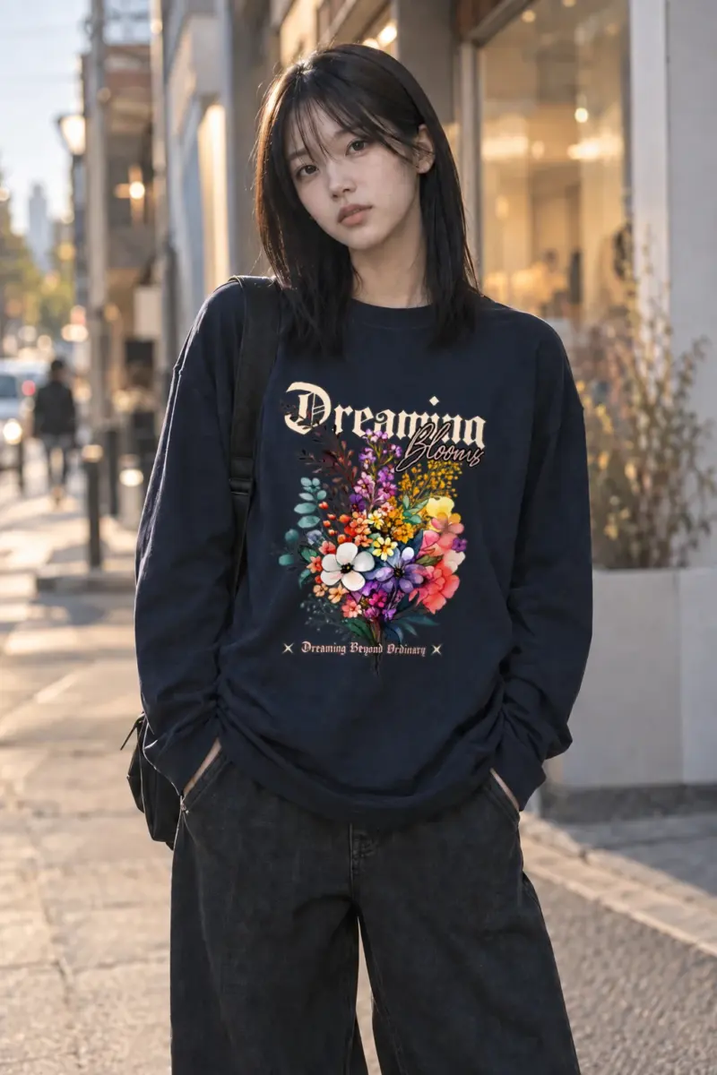 "Mamma Blooms" Unisex Longsleeve T-shirt | Gildan 2400