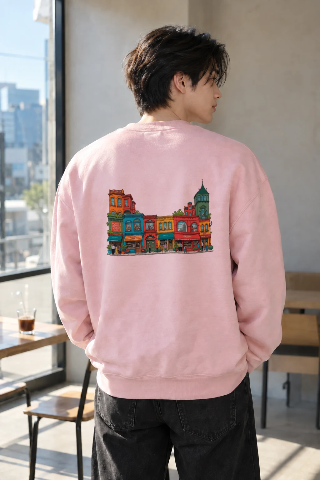 "Market Muse" Heavy Blend Unisex Crewneck Sweatshirt | Gildan 18000