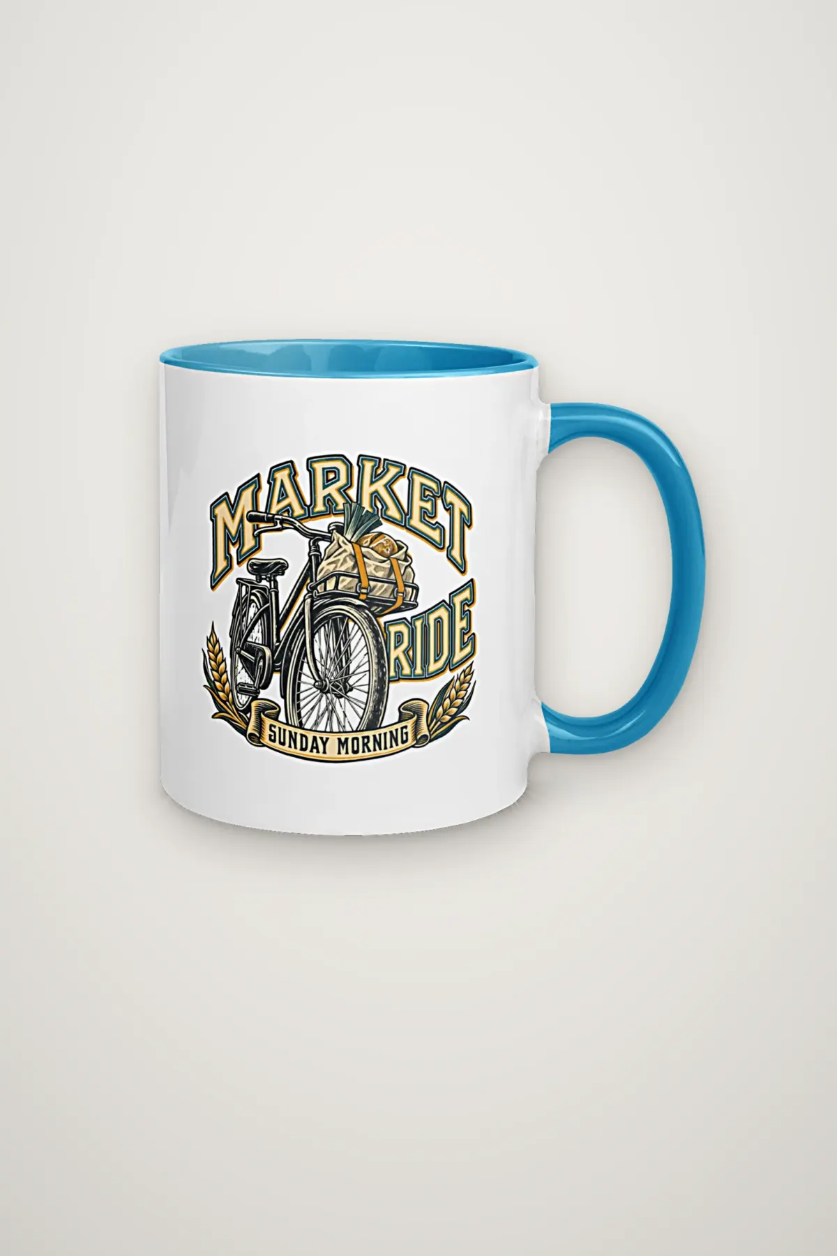 "Market Ride Sunday Morning" 11oz Ceramic Mug