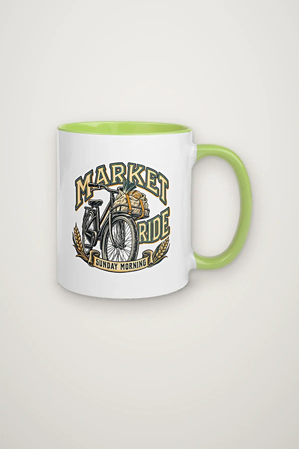 "Market Ride Sunday Morning" 11oz Ceramic Mug