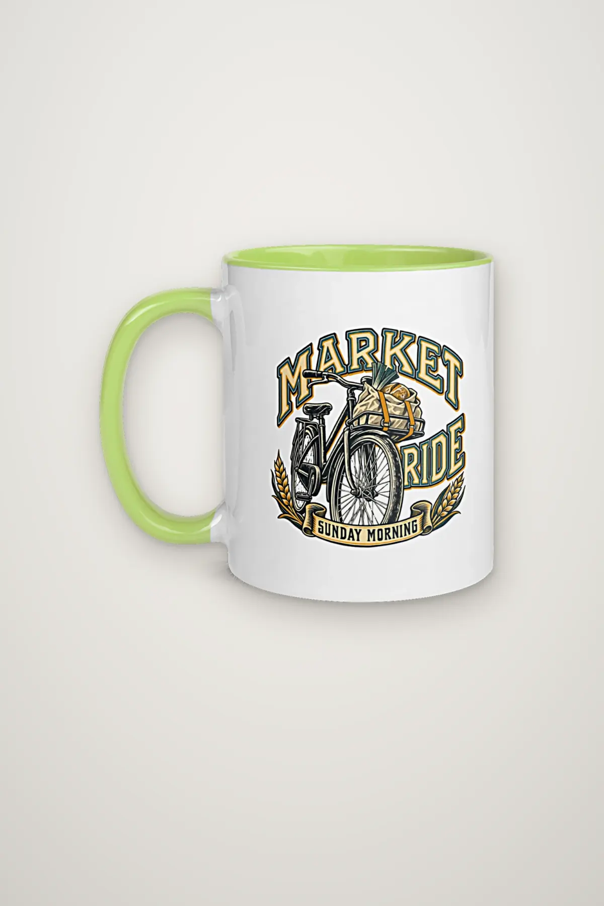 "Market Ride Sunday Morning" 11oz Ceramic Mug