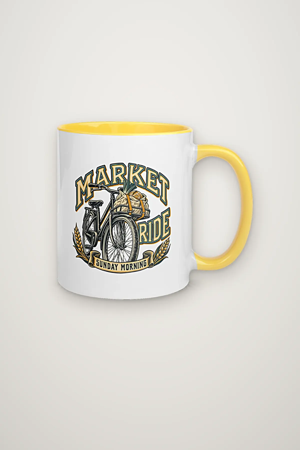 "Market Ride Sunday Morning" 11oz Ceramic Mug