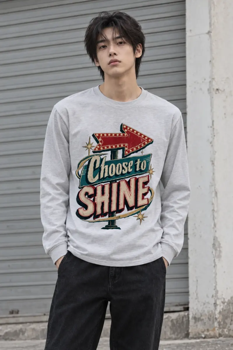 "Marquee Arrow" Unisex Longsleeve T-shirt | Gildan 2400
