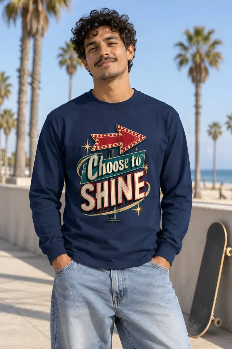 "Marquee Arrow" Unisex Longsleeve T-shirt