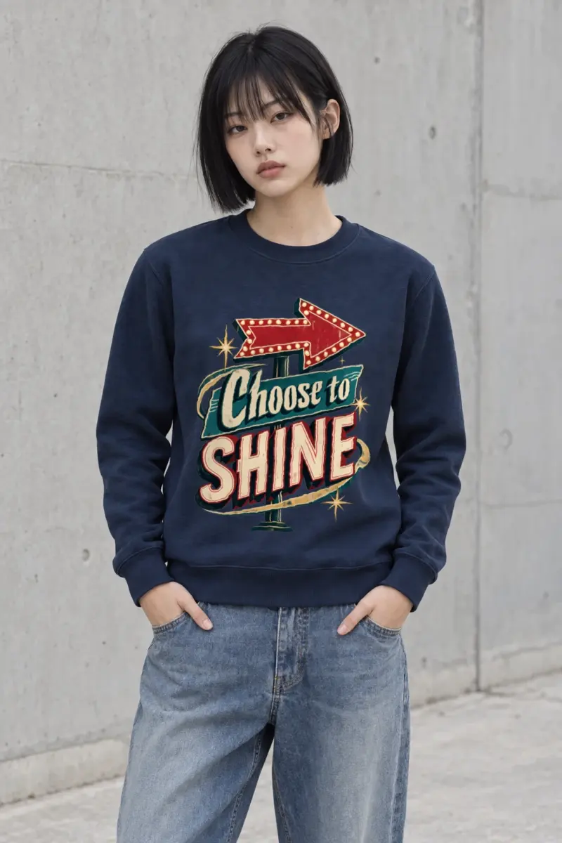 "Marquee Star Arrow" Heavy Blend Unisex Crewneck Sweatshirt