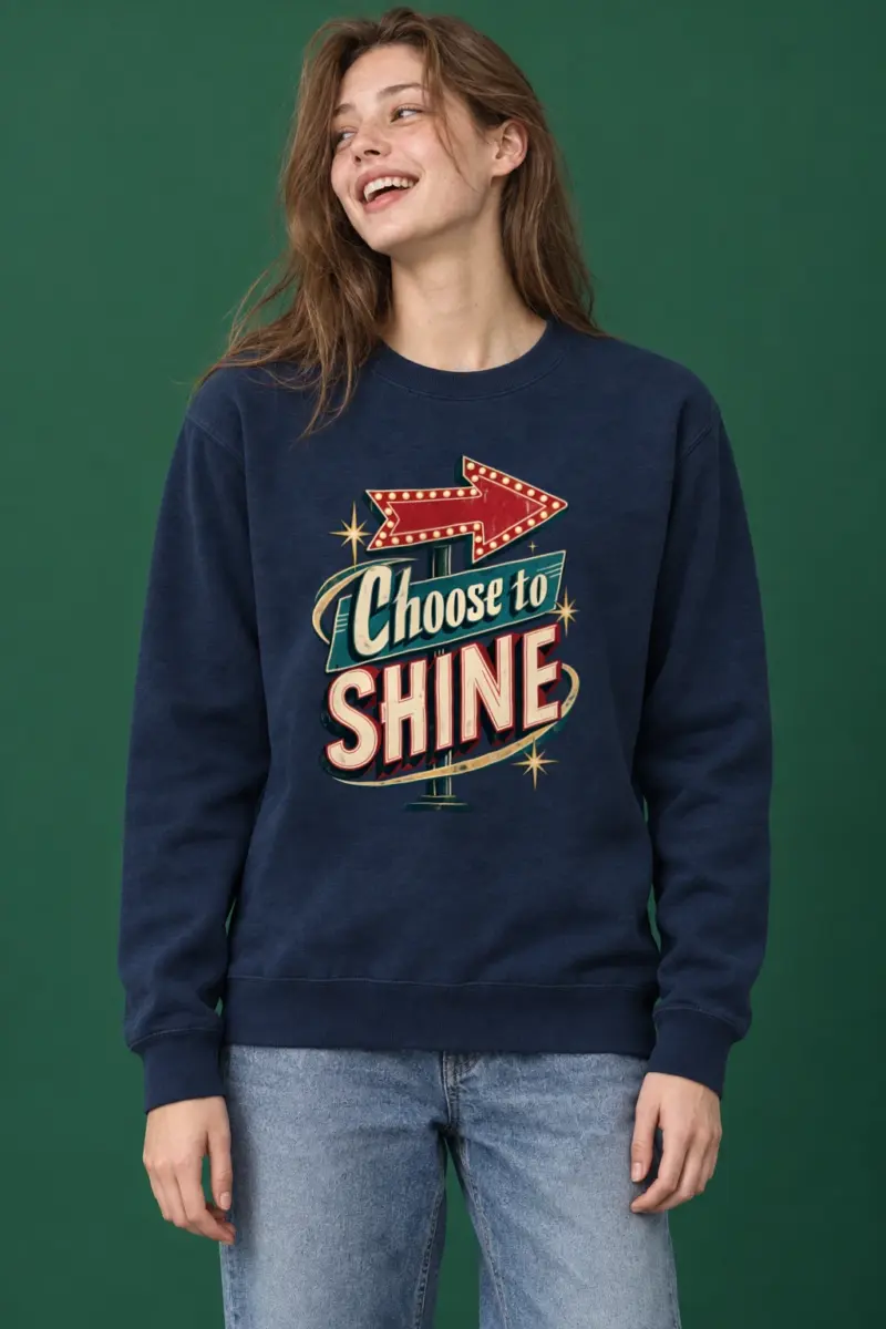 "Marquee Star Arrow" Heavy Blend Unisex Crewneck Sweatshirt