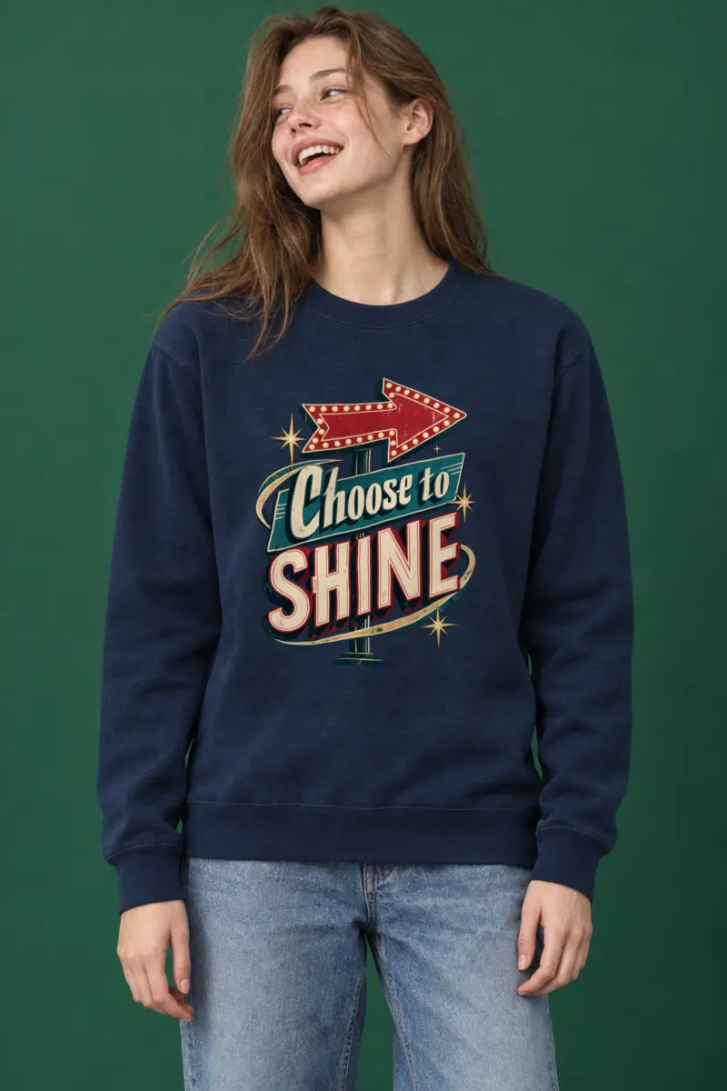 "Marquee Star Arrow" Heavy Blend Unisex Crewneck Sweatshirt