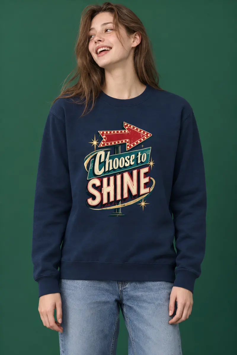 "Marquee Star Arrow" Heavy Blend Unisex Crewneck Sweatshirt