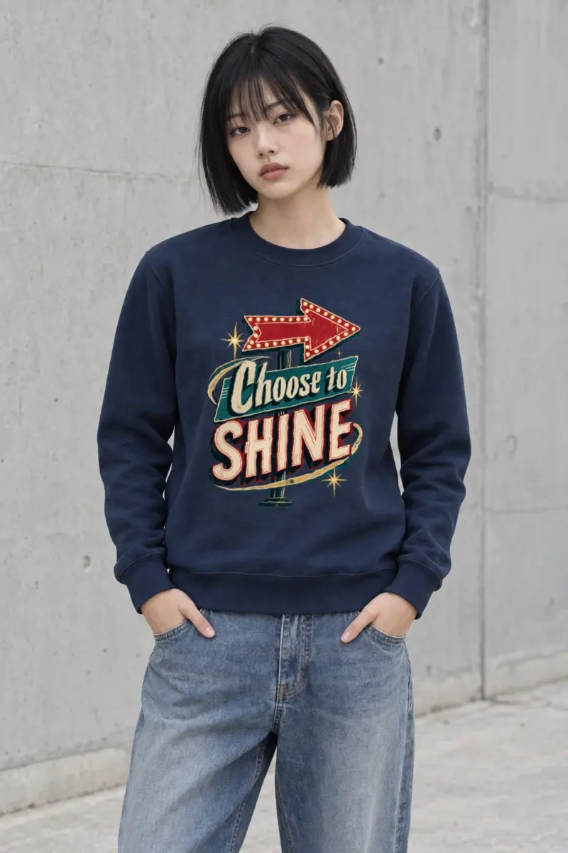 "Marquee Star Arrow" Heavy Blend Unisex Crewneck Sweatshirt