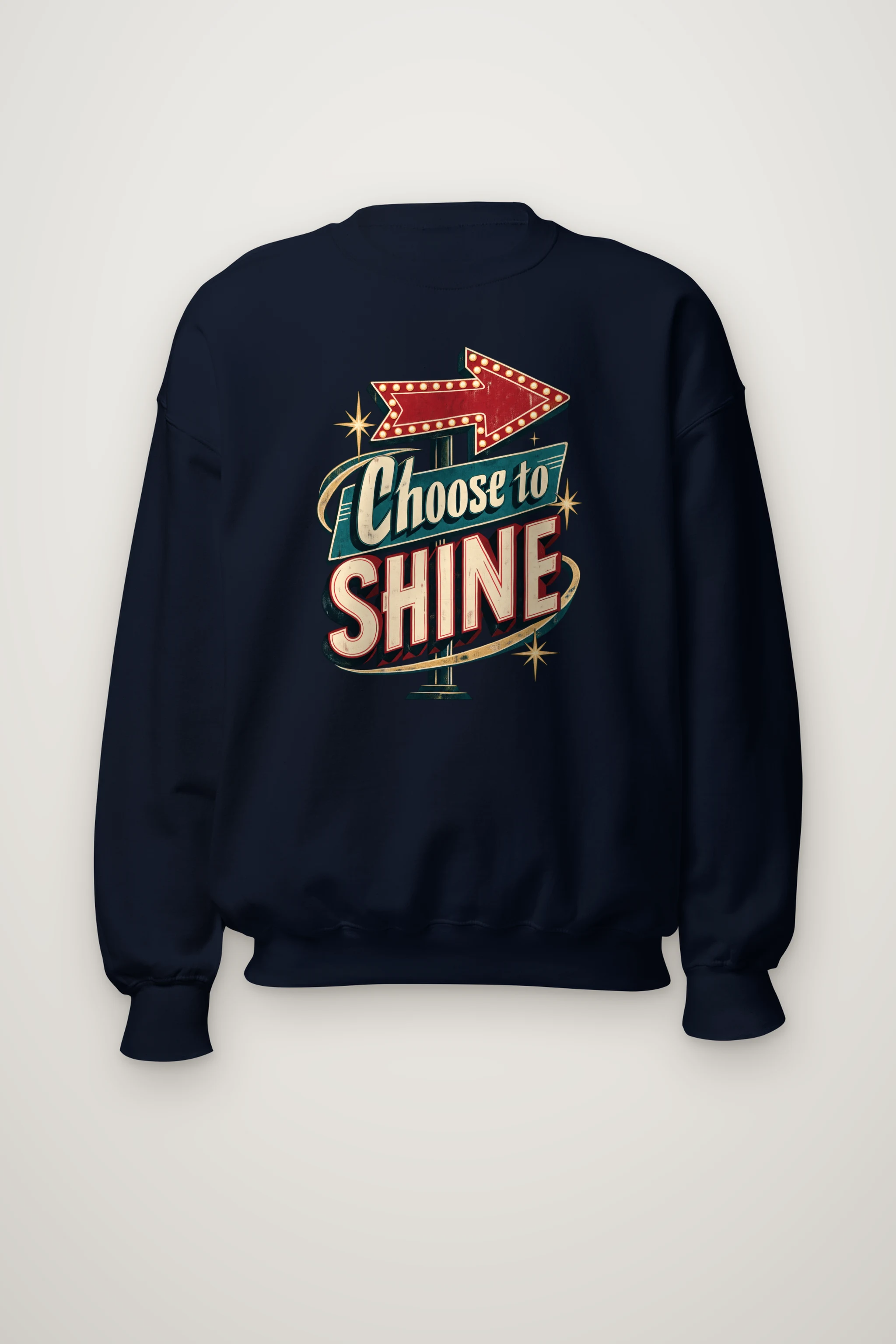 "Marquee Star Arrow" Heavy Blend Unisex Crewneck Sweatshirt