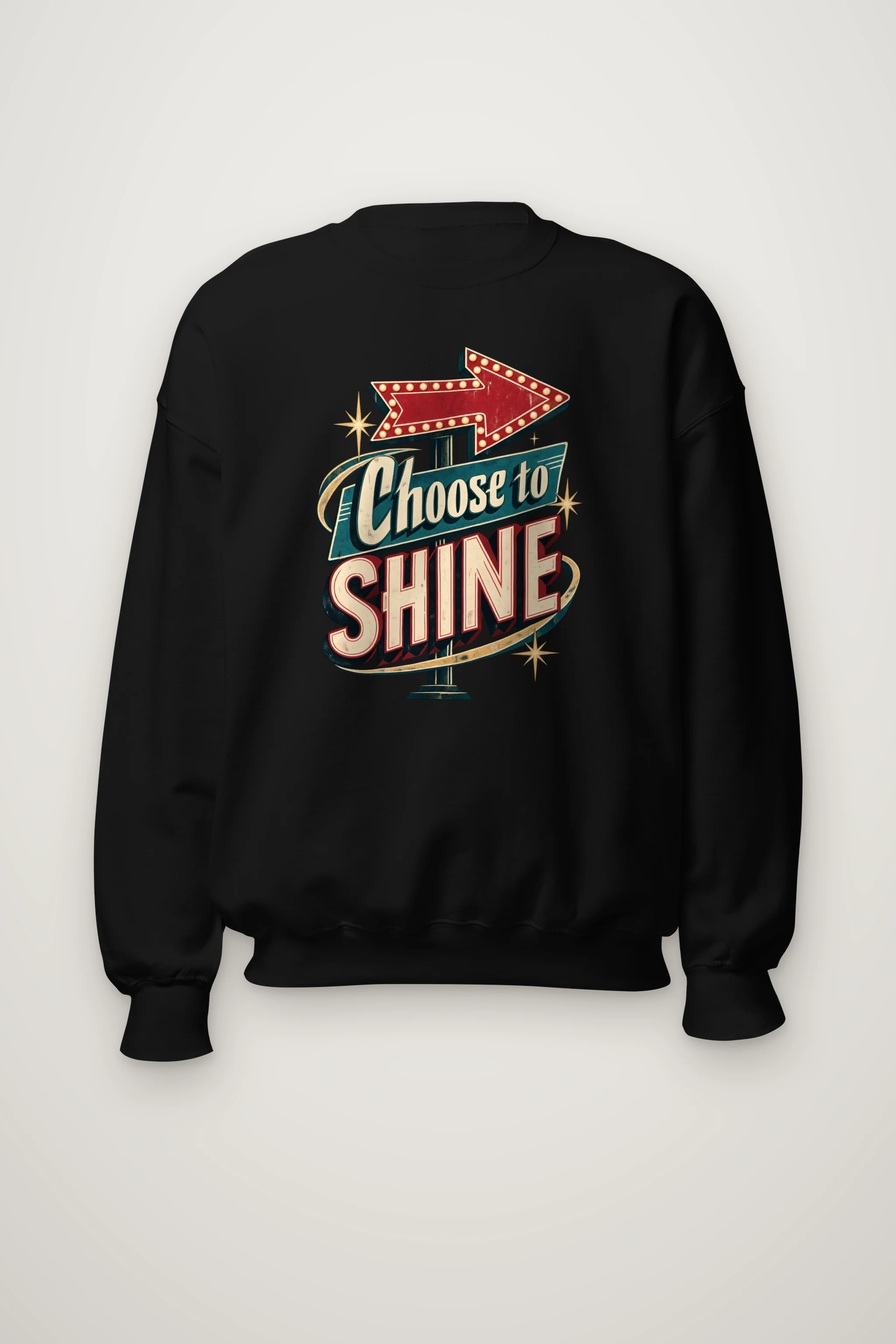 "Marquee Star Arrow" Heavy Blend Unisex Crewneck Sweatshirt