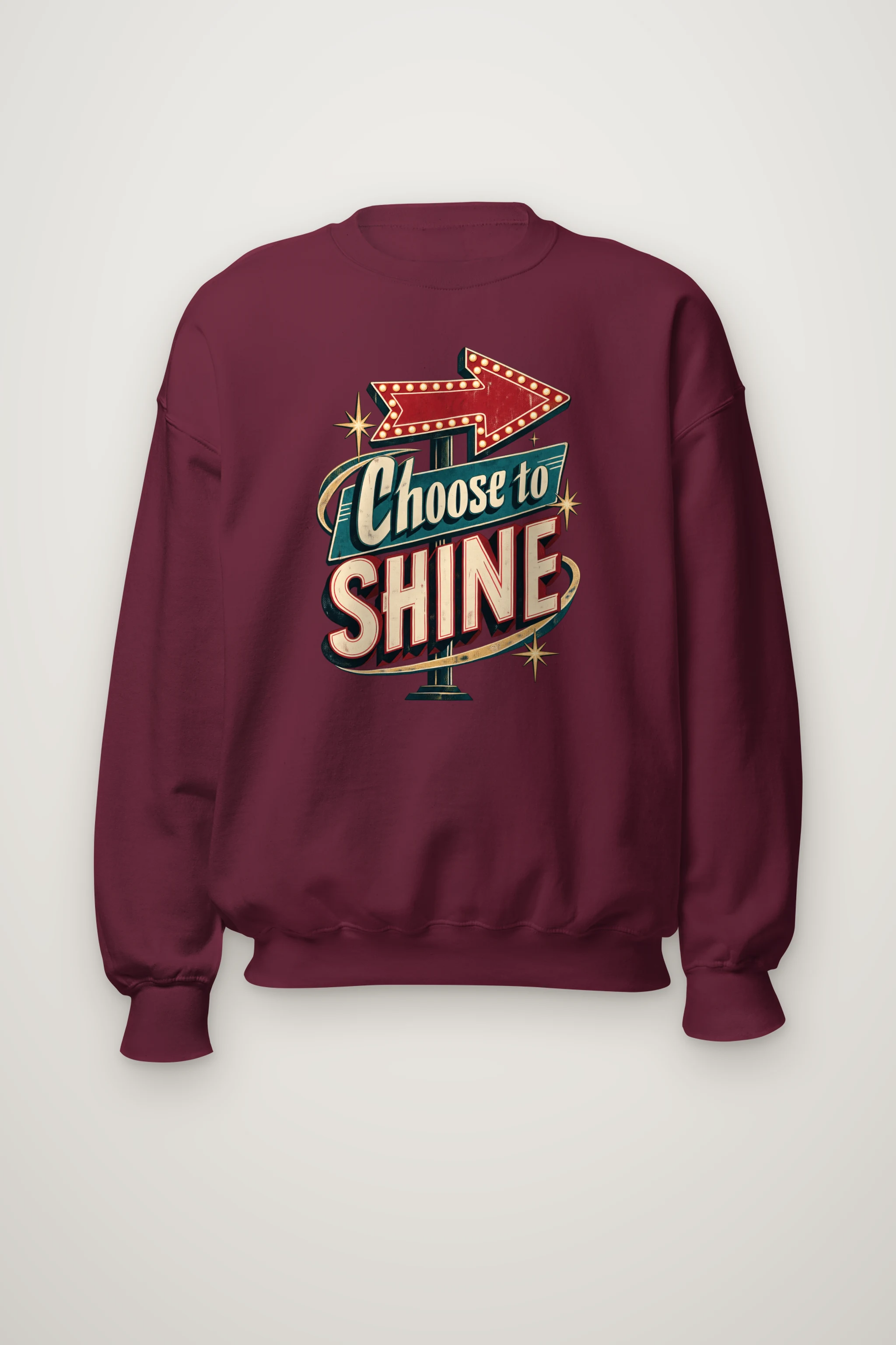 "Marquee Star Arrow" Heavy Blend Unisex Crewneck Sweatshirt