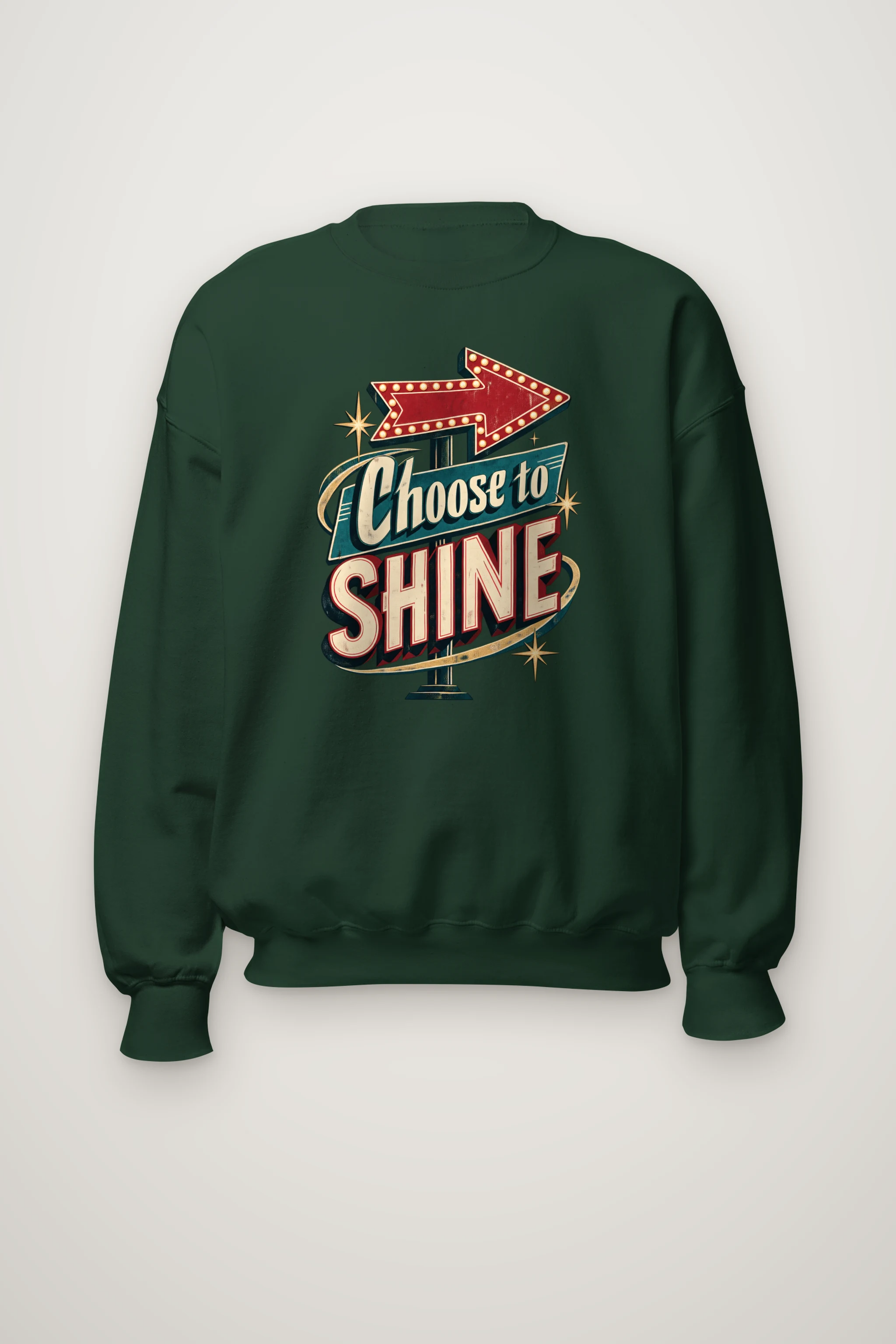 "Marquee Star Arrow" Heavy Blend Unisex Crewneck Sweatshirt