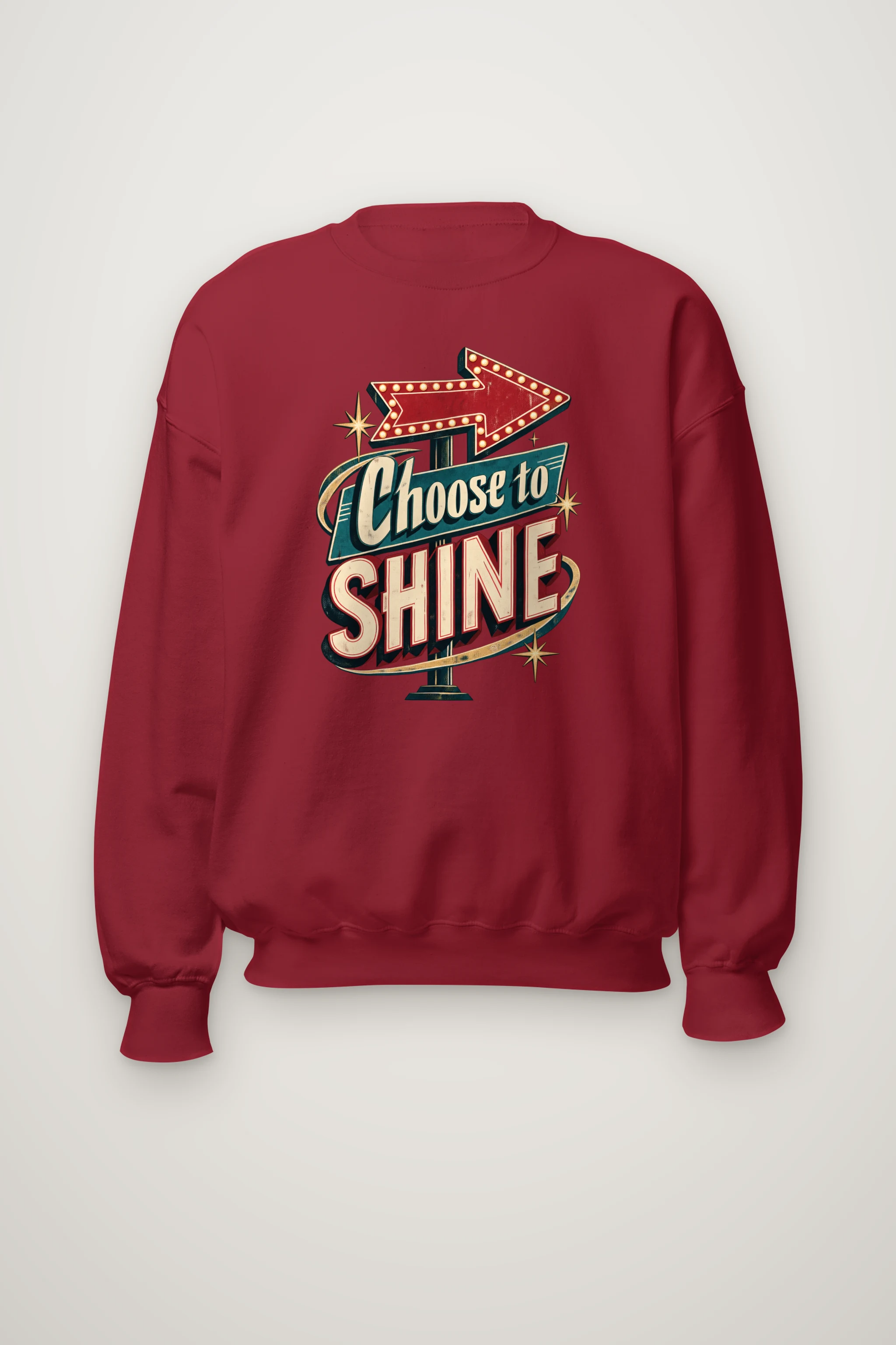 "Marquee Star Arrow" Heavy Blend Unisex Crewneck Sweatshirt