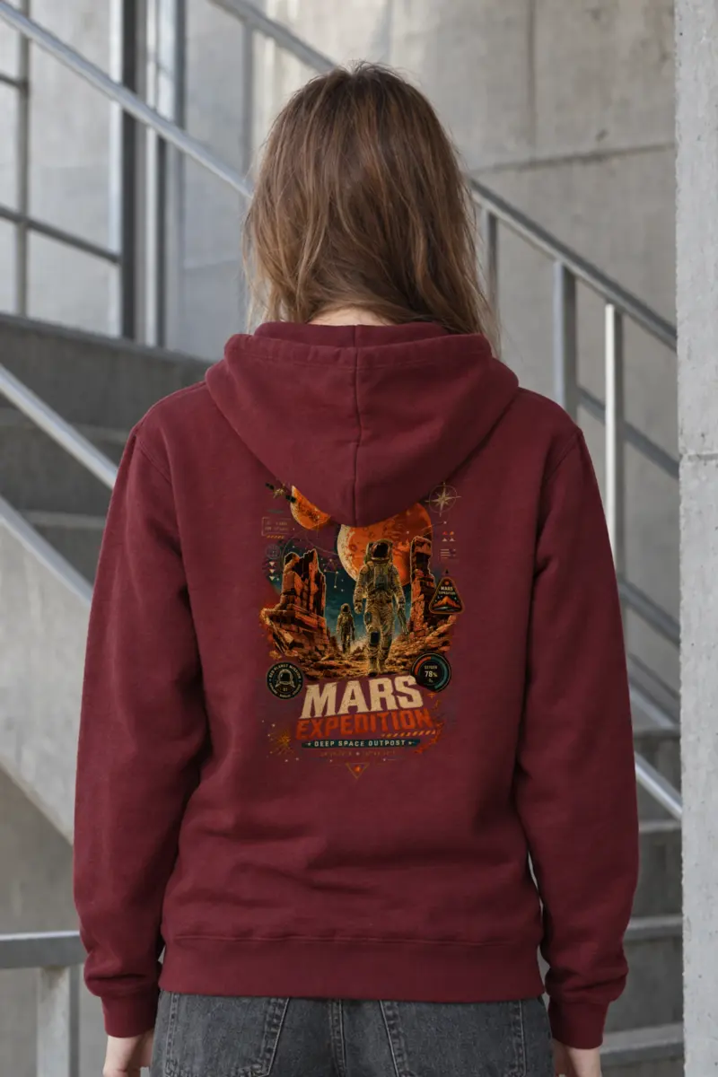 "Mars Sector 07" Heavy Blend Unisex Pullover Hoodie