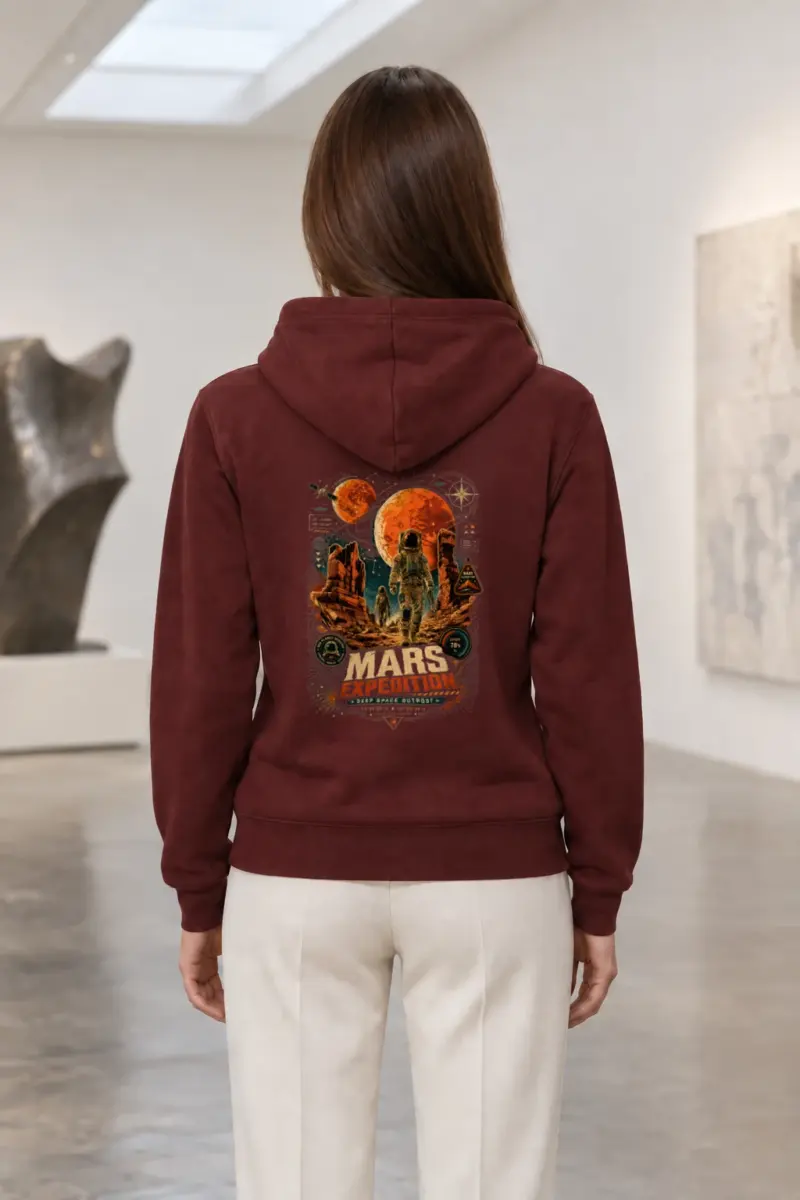 "Mars Sector 07" Heavy Blend Unisex Pullover Hoodie | Gildan 18500