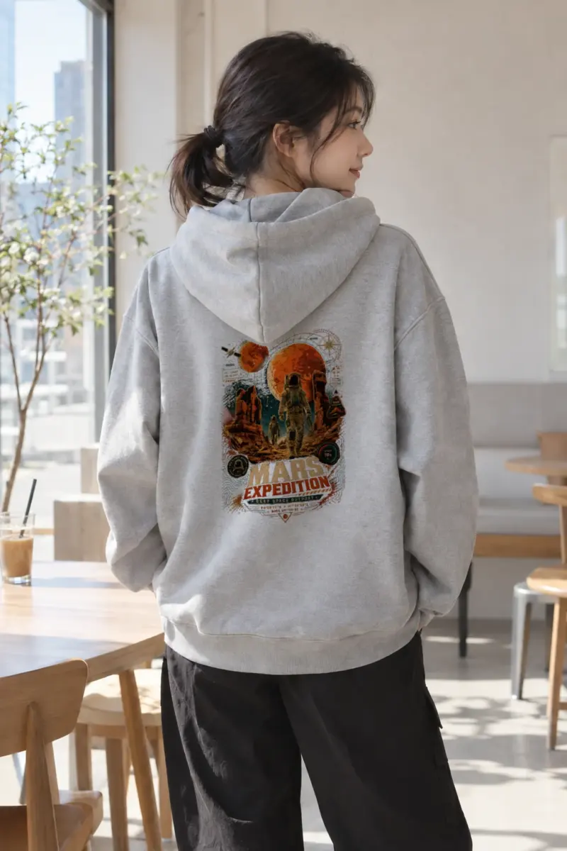 "Mars Sector 07" Heavy Blend Unisex Pullover Hoodie | Gildan 18500