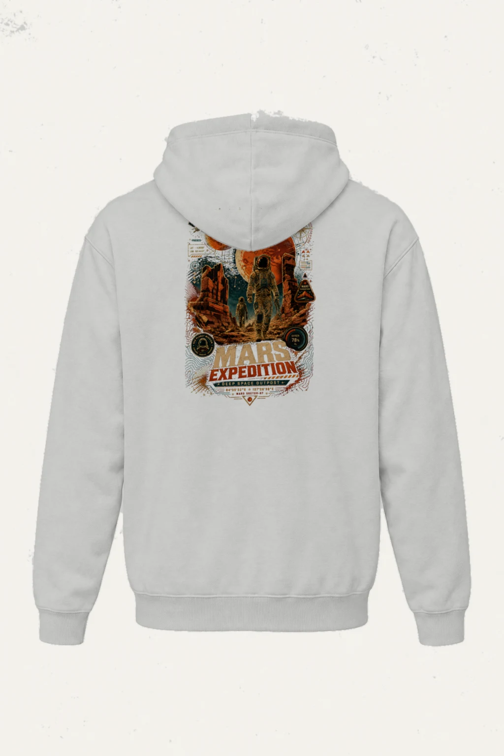 "Mars Sector 07" Heavy Blend Unisex Pullover Hoodie | Gildan 18500