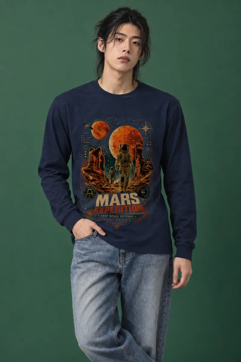 "Mars Sector 07" Unisex Longsleeve T-shirt