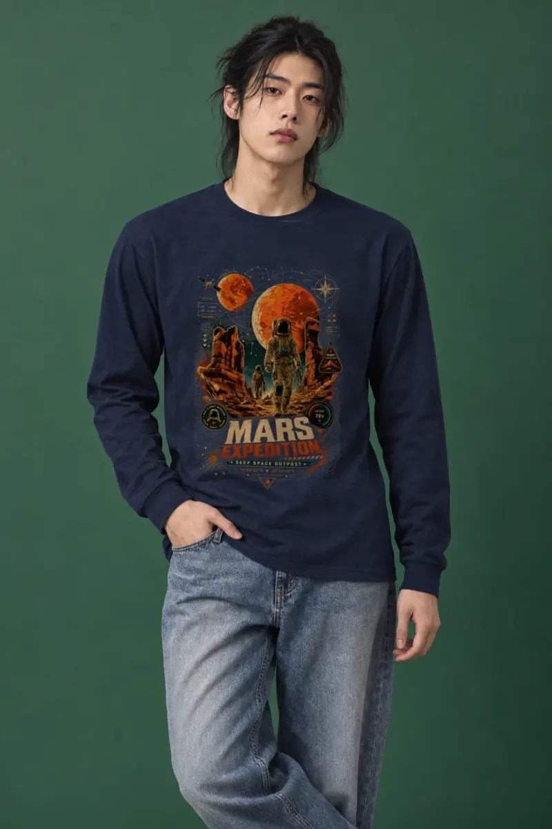 "Mars Sector 07" Unisex Longsleeve T-shirt