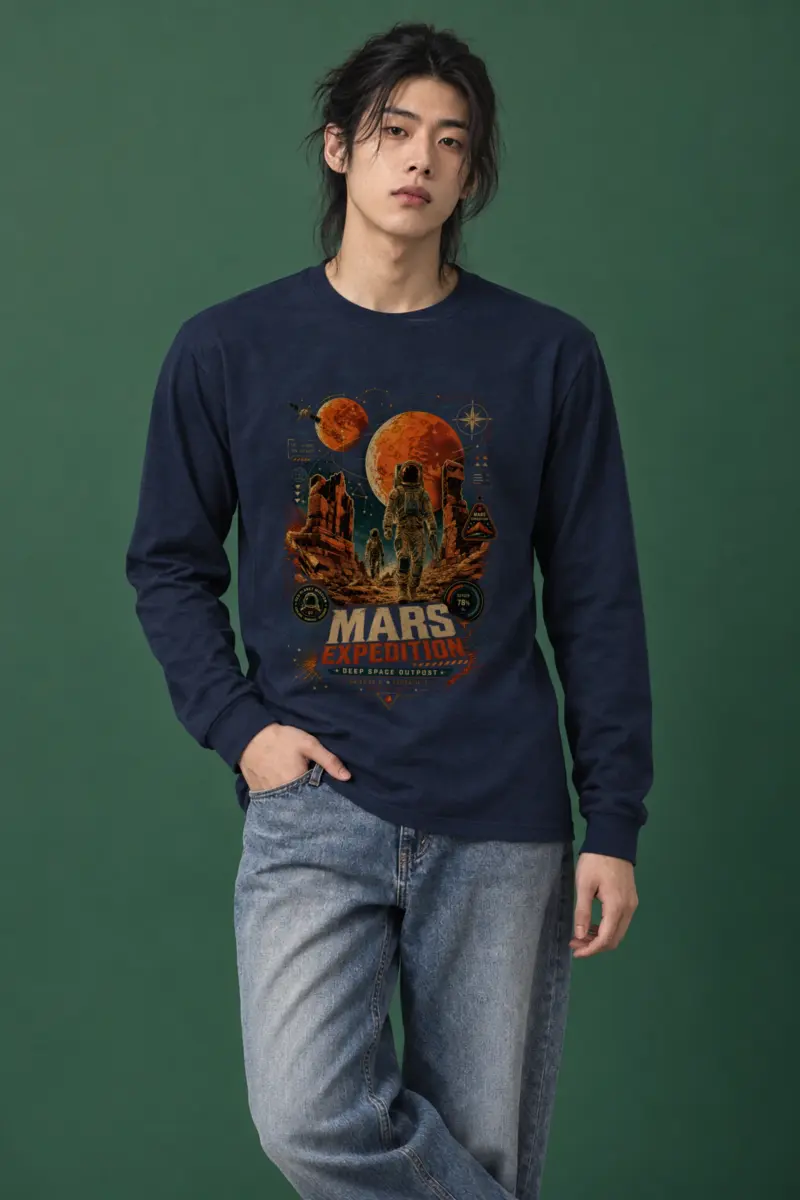 "Mars Sector 07" Unisex Longsleeve T-shirt