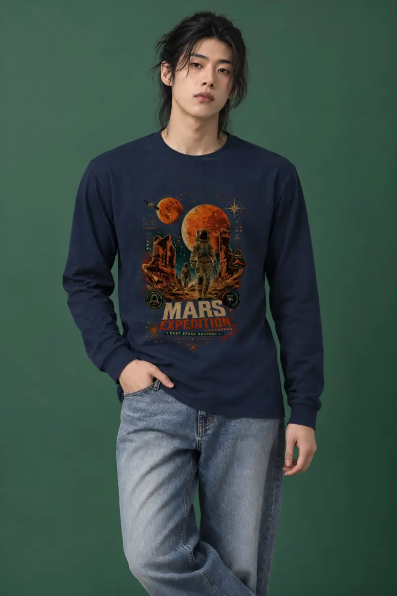 "Mars Sector 07" Unisex Longsleeve T-shirt