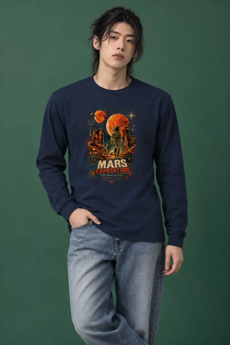 "Mars Sector 07" Unisex Longsleeve T-shirt
