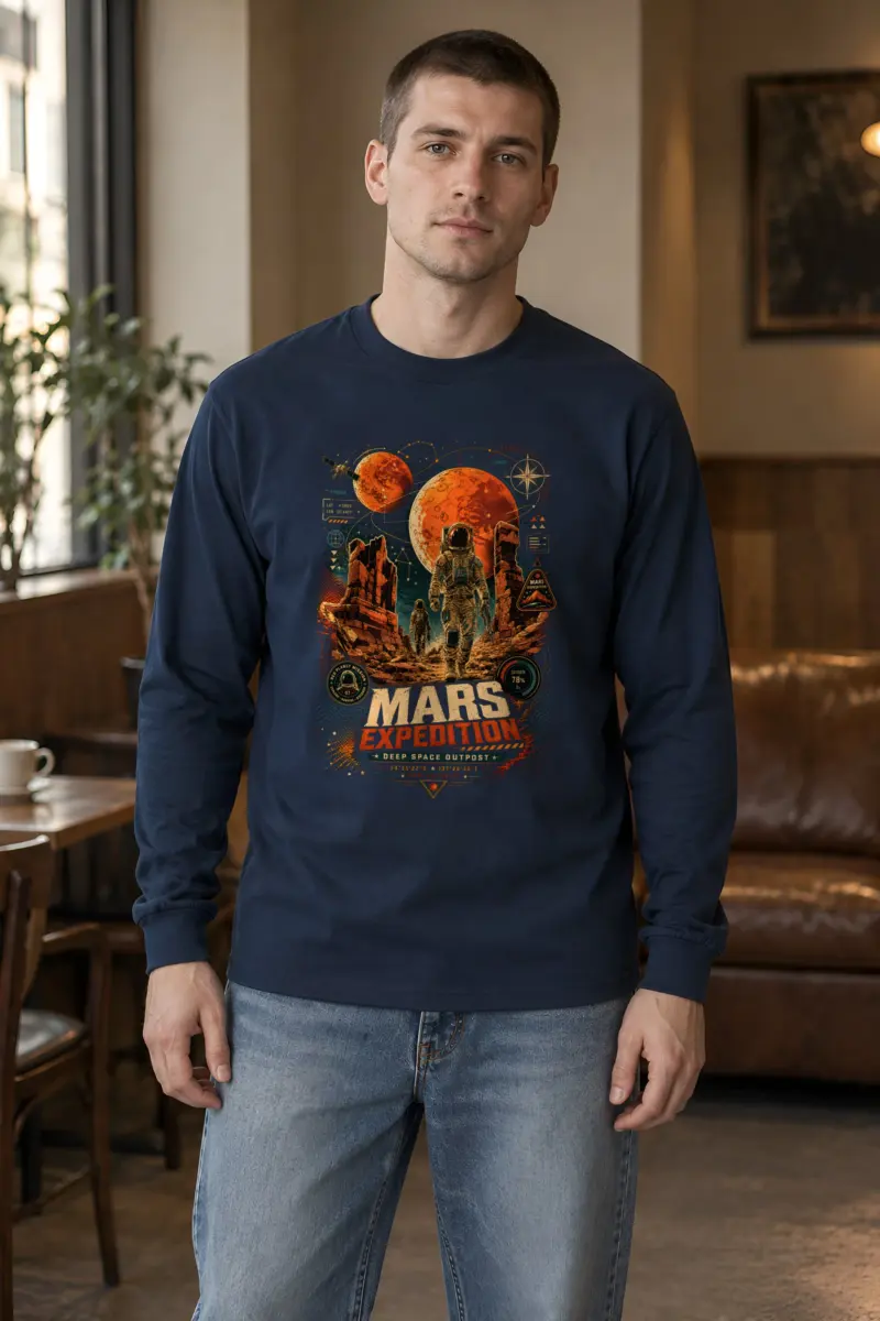 "Mars Sector 07" Unisex Longsleeve T-shirt
