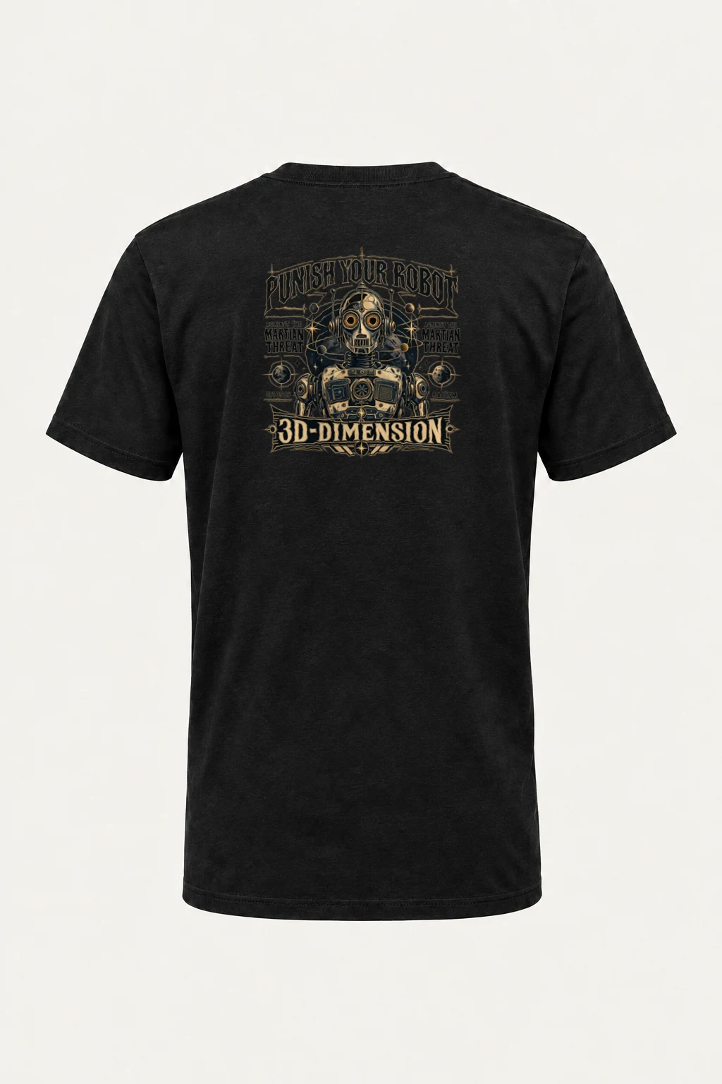 "Martian Threat" Heavyweight Unisex Crewneck T-shirt | Gildan 5000