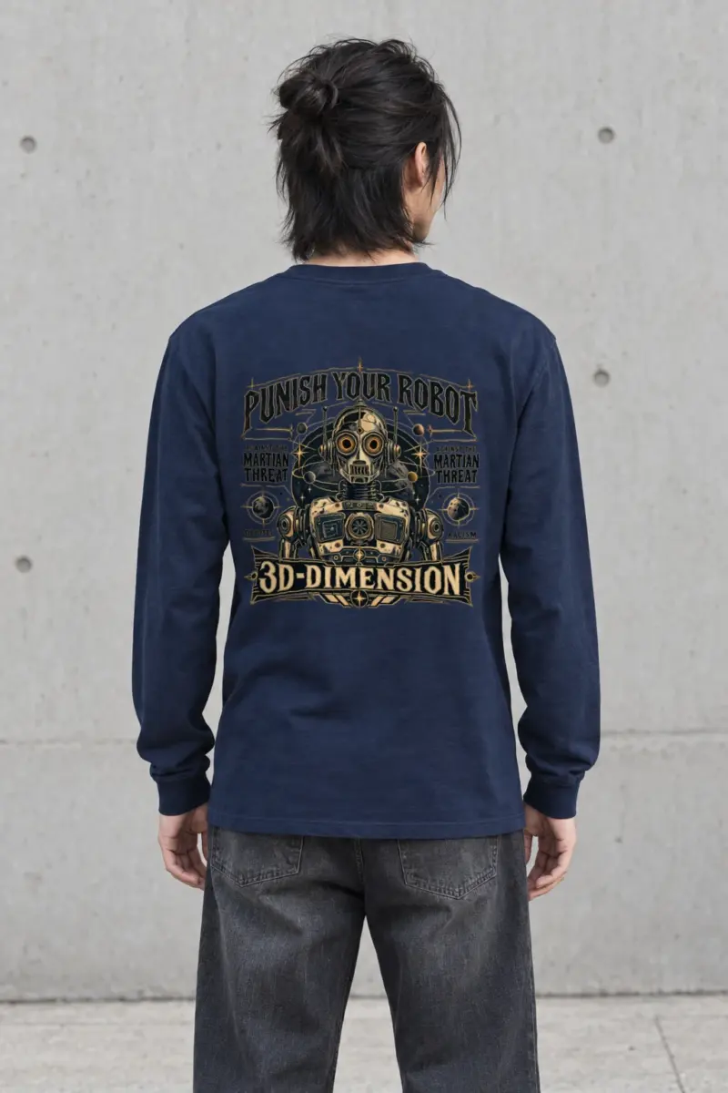 "Martian Threat" Unisex Longsleeve T-shirt | Gildan 2400