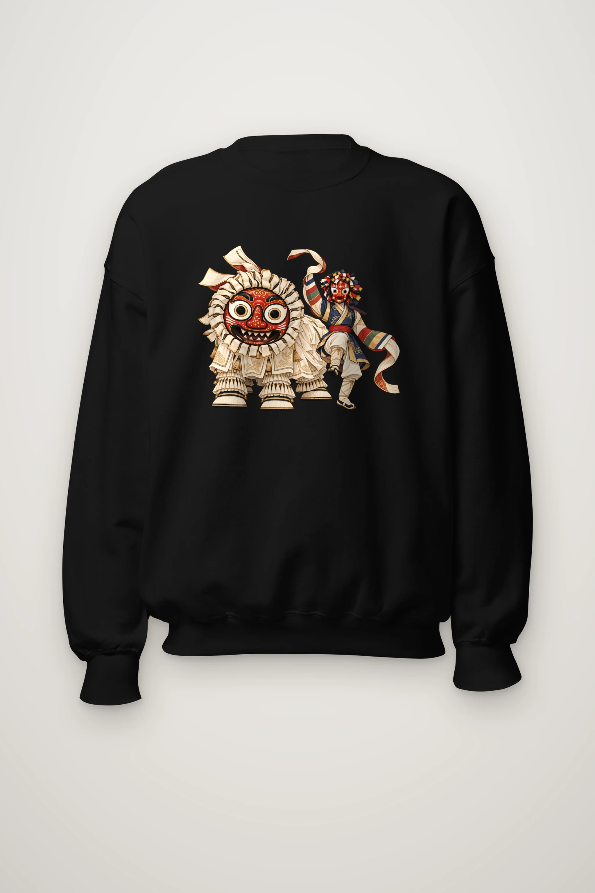 "Masked Folk Dancers" Heavy Blend Unisex Crewneck Sweatshirt