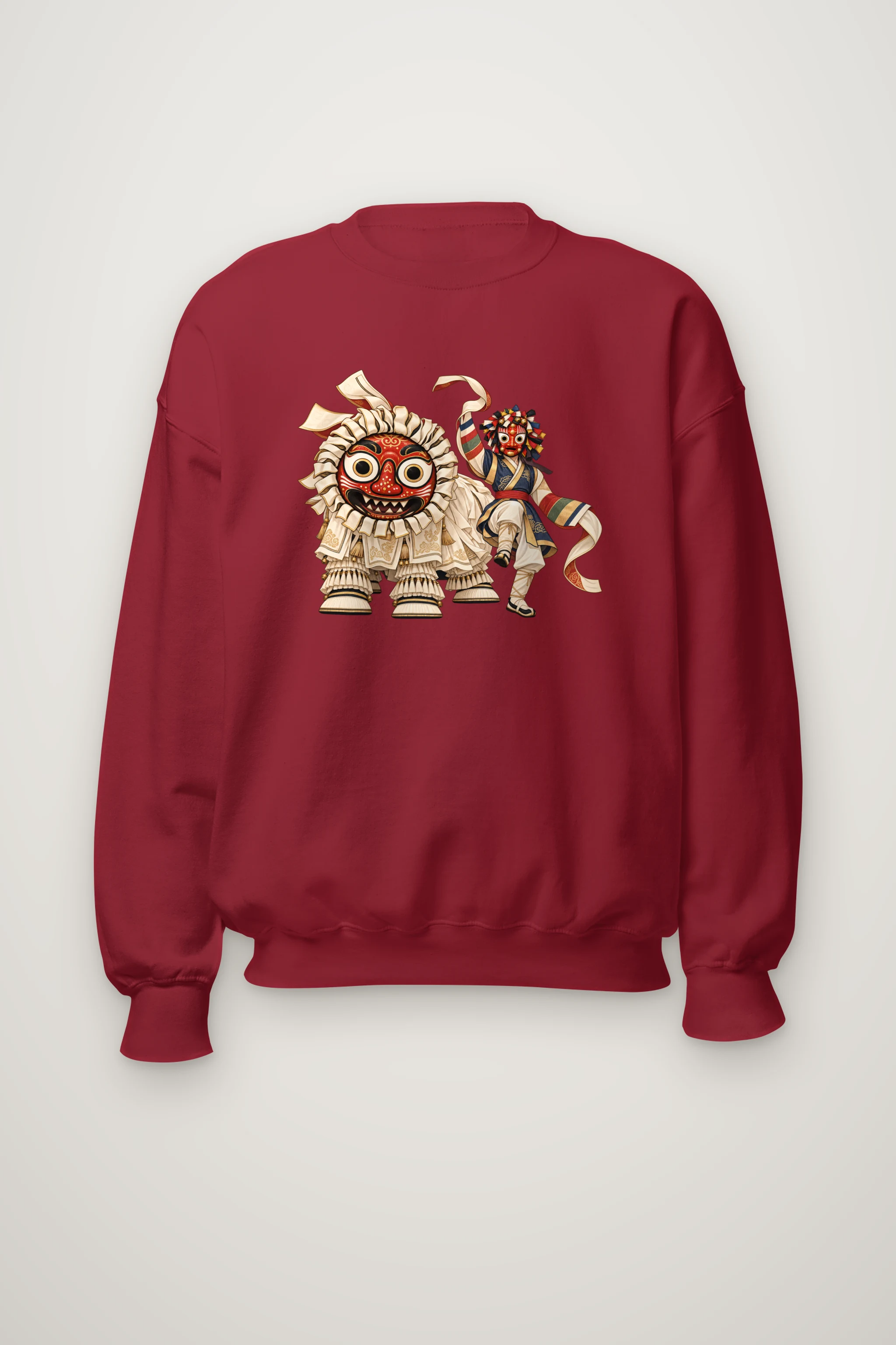 "Masked Folk Dancers" Heavy Blend Unisex Crewneck Sweatshirt