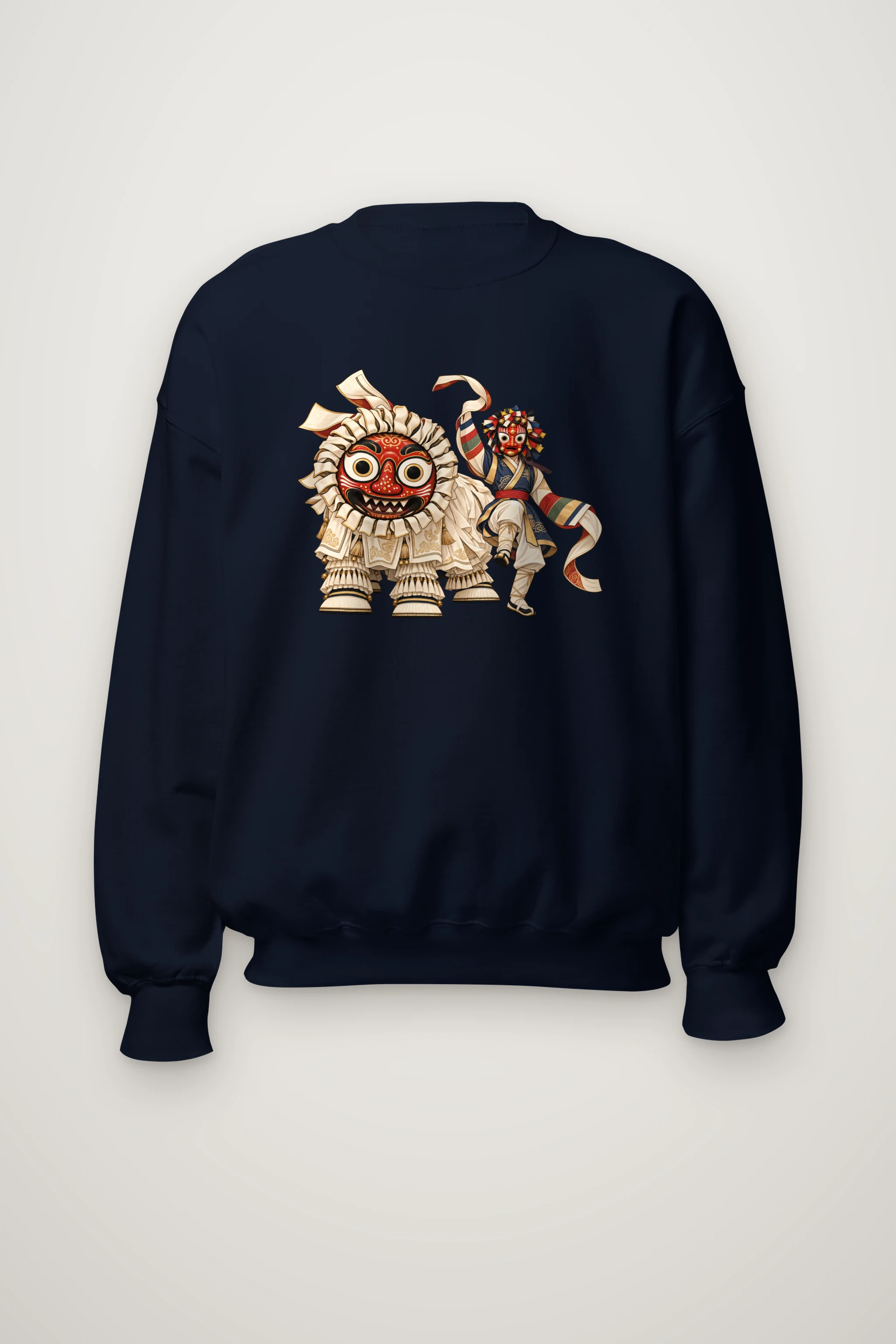 "Masked Folk Dancers" Heavy Blend Unisex Crewneck Sweatshirt