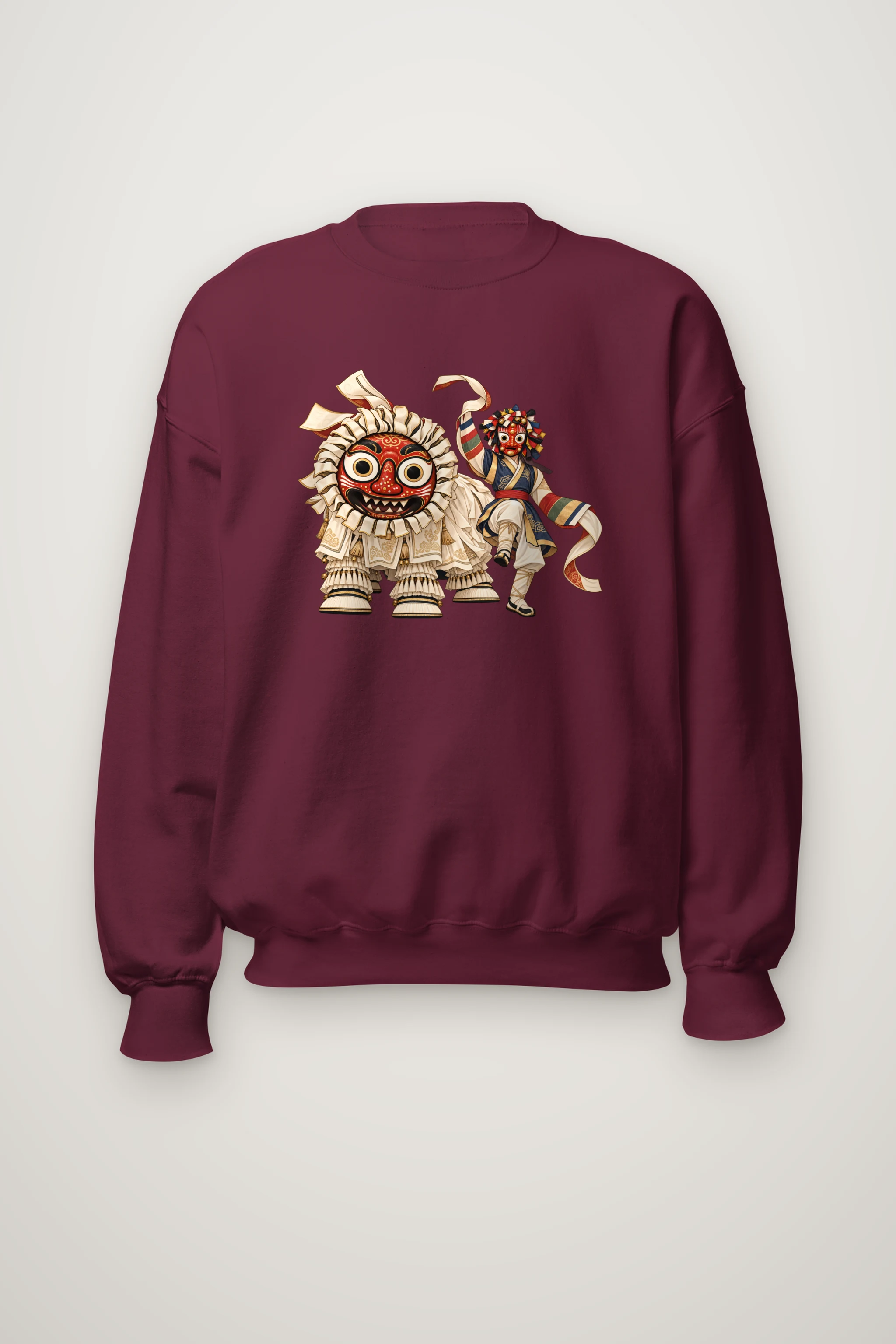 "Masked Folk Dancers" Heavy Blend Unisex Crewneck Sweatshirt