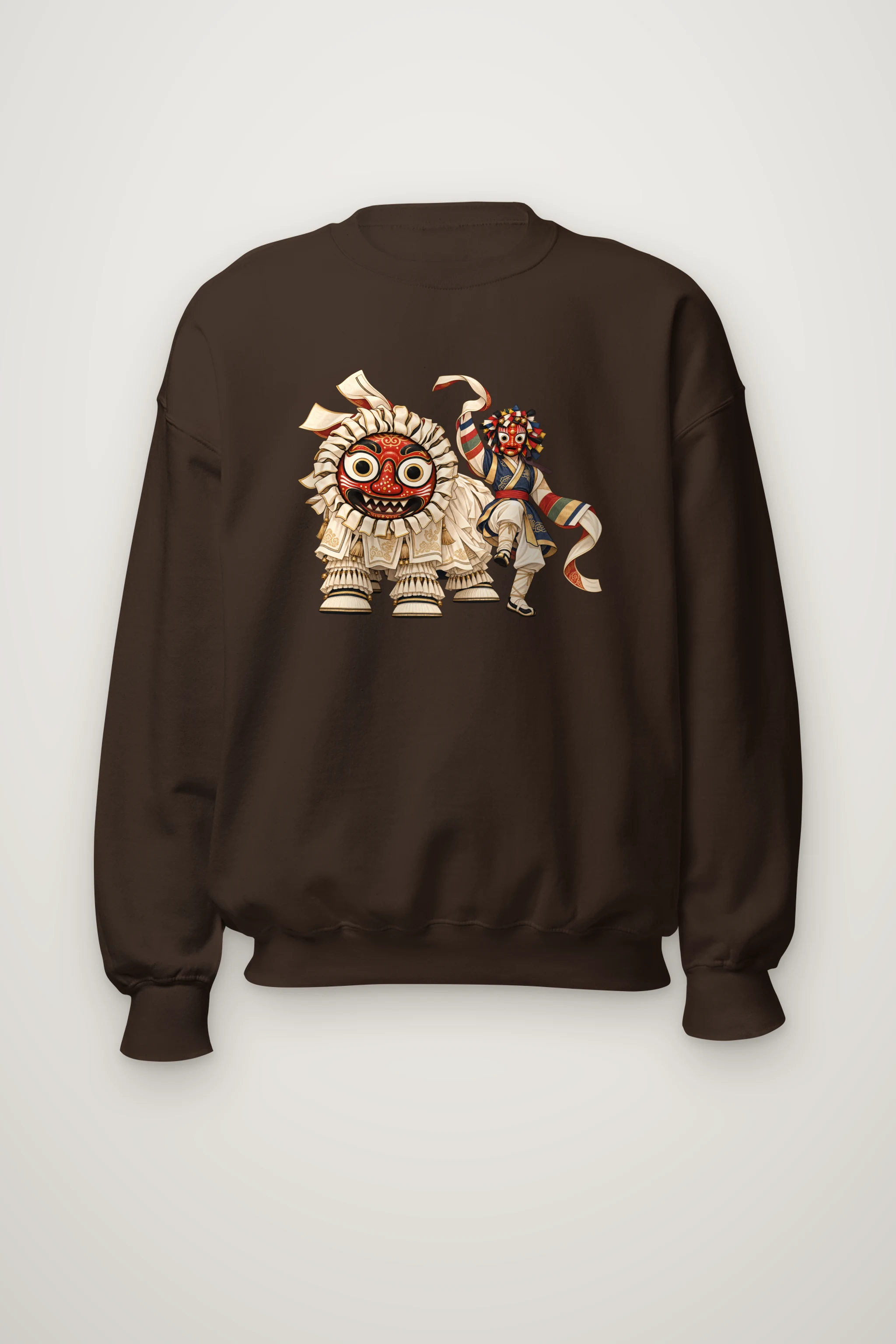 "Masked Folk Dancers" Heavy Blend Unisex Crewneck Sweatshirt